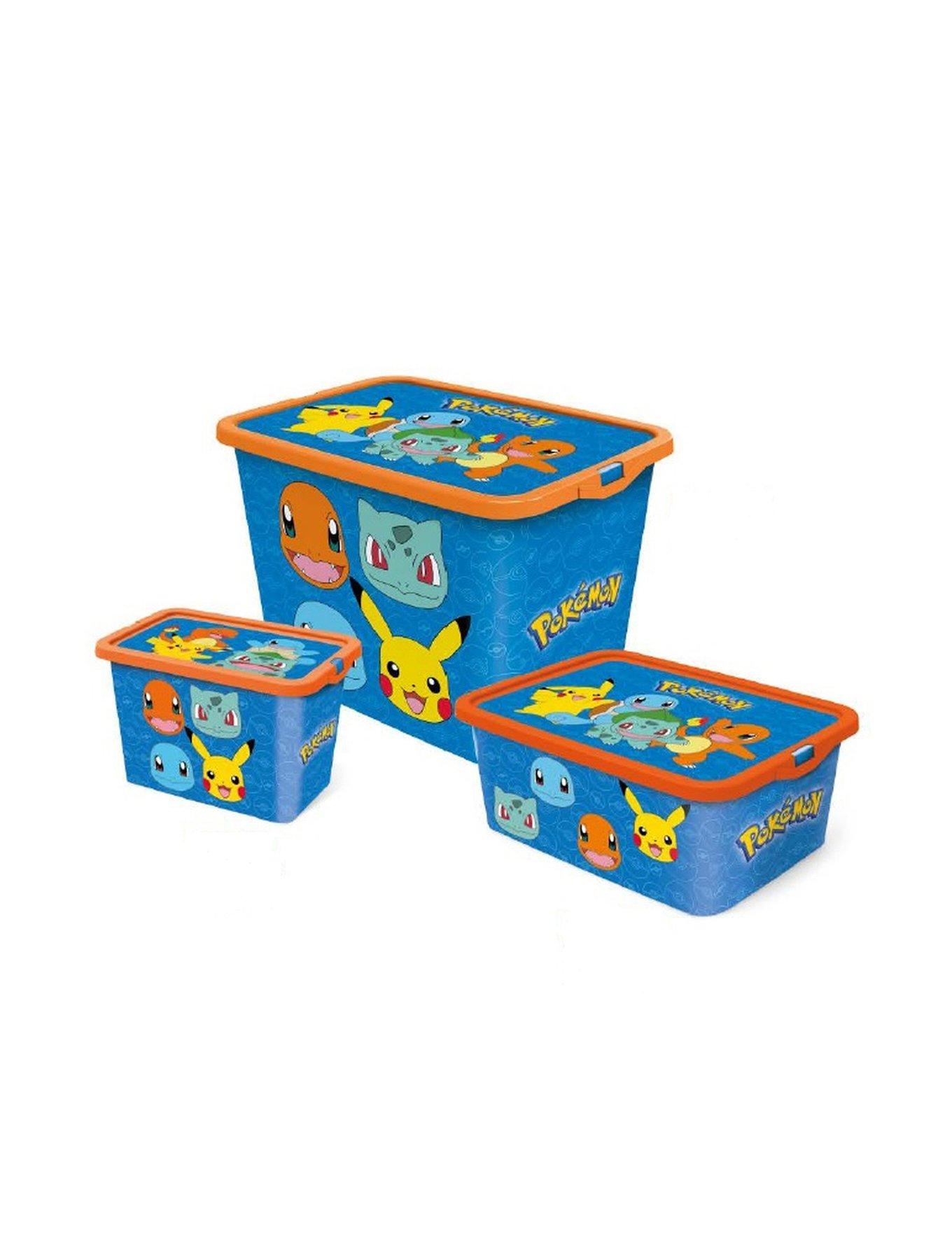 Pokemon Set Of 3 Storage Boxes