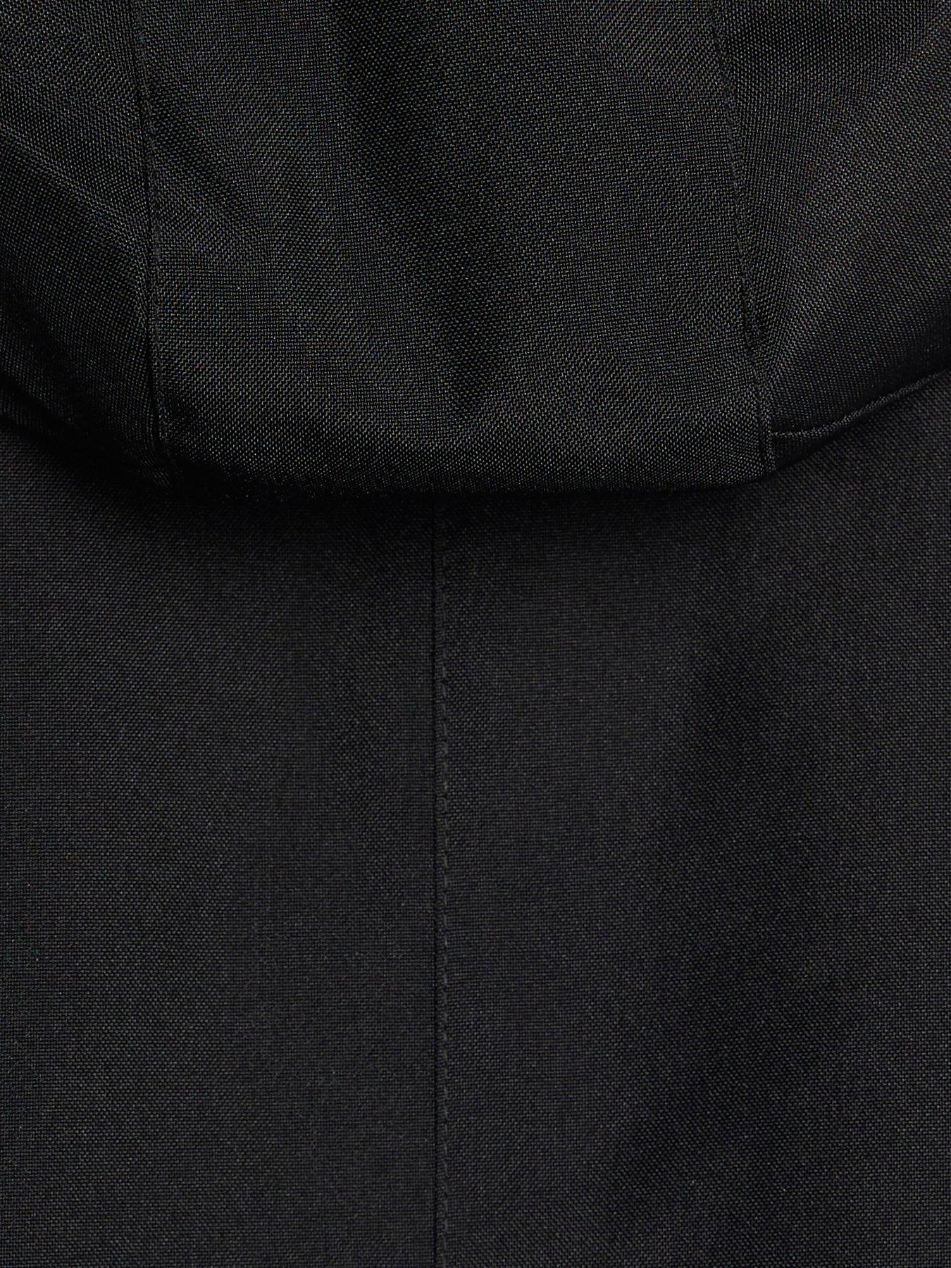 Image 4 of 4 of River Island Mini Mini Boy Parka Coat - Black