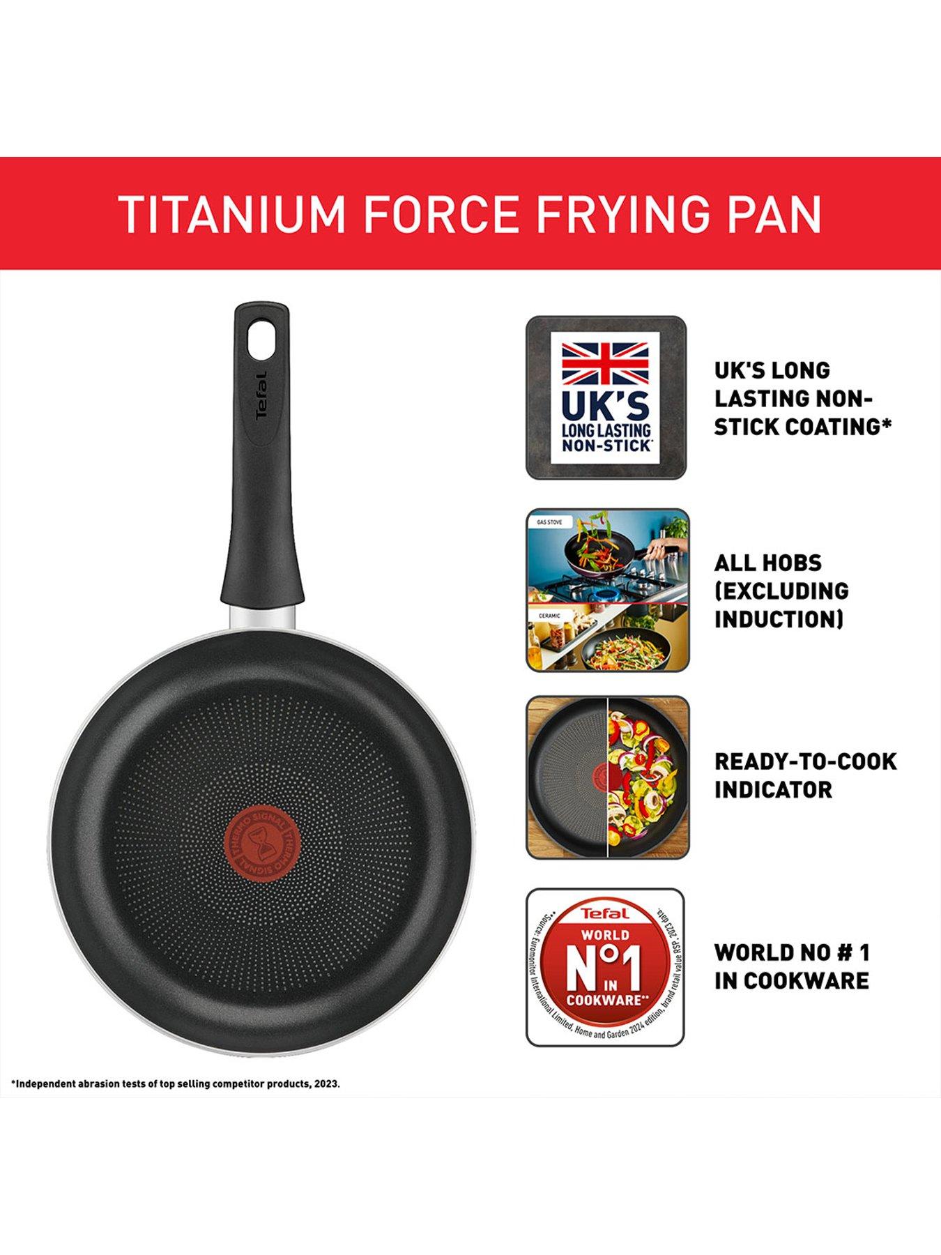  image of tefal-titanium-force-frying-pan-twin-pack-20cm-26cm