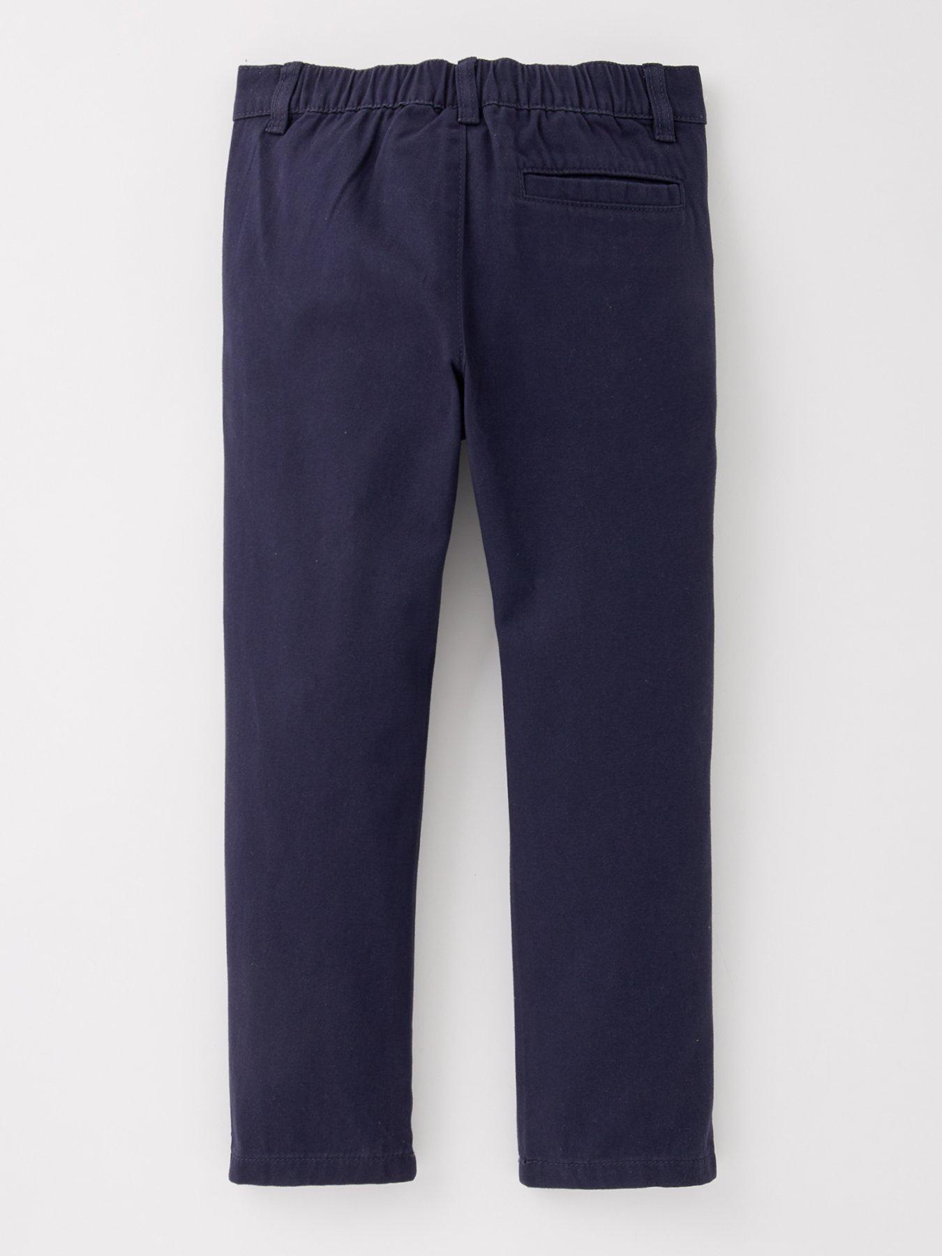  image of v-by-very-boys-chino-trouser-navy