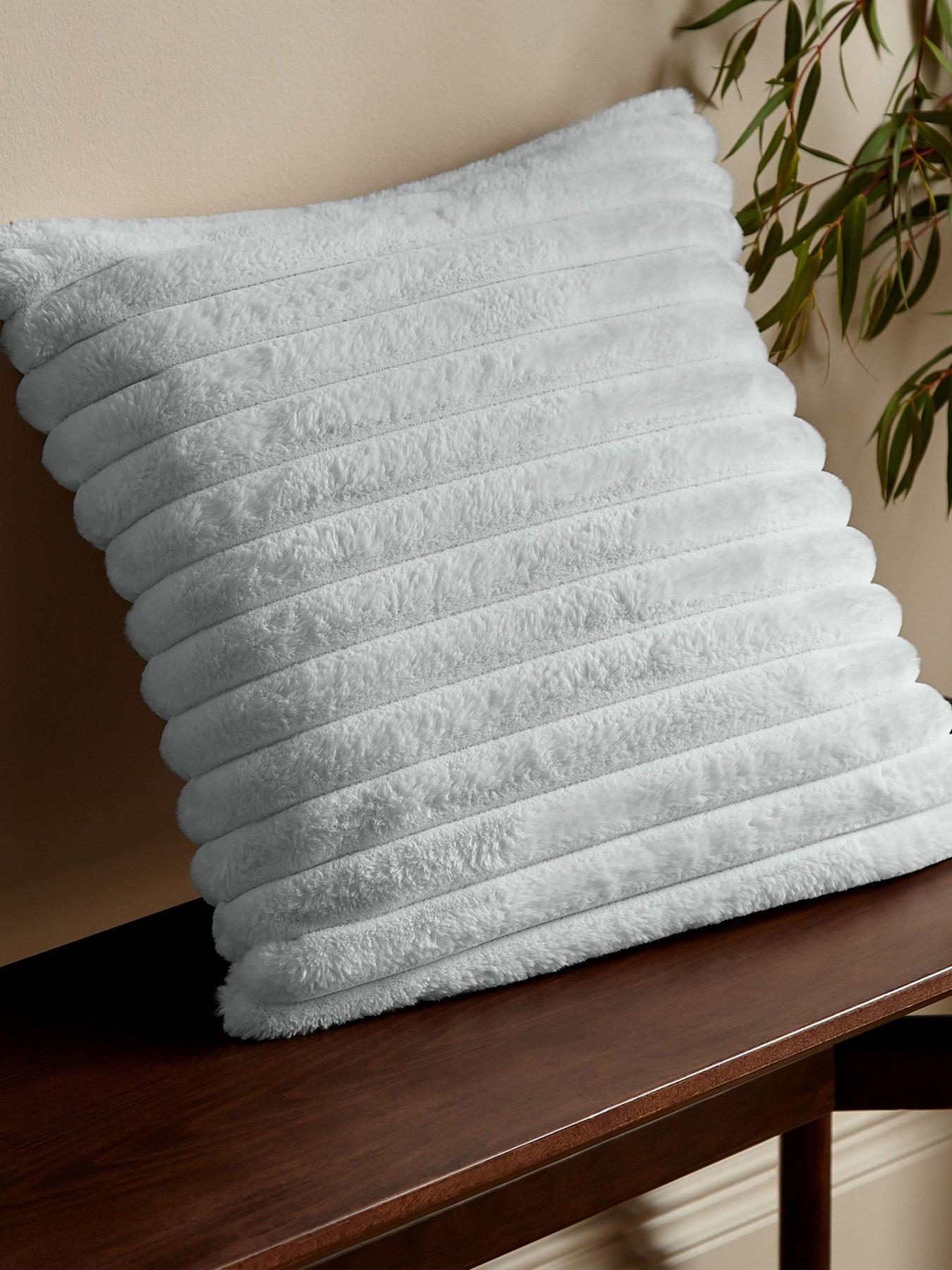 Catherine Lansfield Cosy Ribbed Cushion 45 x 45cm