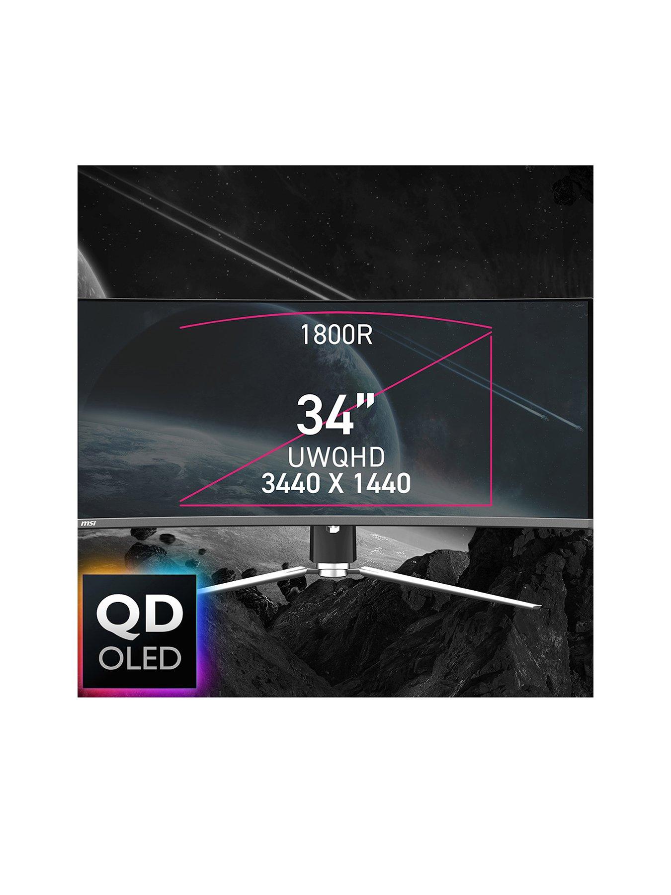  image of msi-mpg-341cqpx-qd-oled-34-inch-uwqhdnbsp240hz-adaptive-sync-curved-gaming-monitor