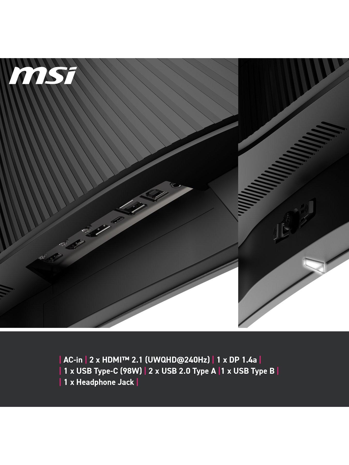  image of msi-mpg-341cqpx-qd-oled-34-inch-uwqhdnbsp240hz-adaptive-sync-curved-gaming-monitor