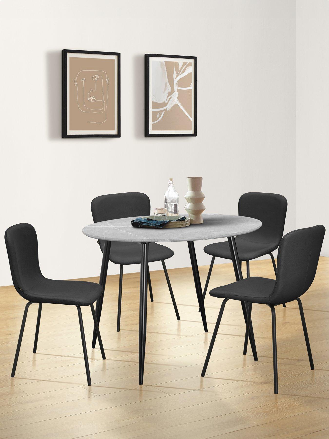  image of dorel-home-monza-100cm-dining-table