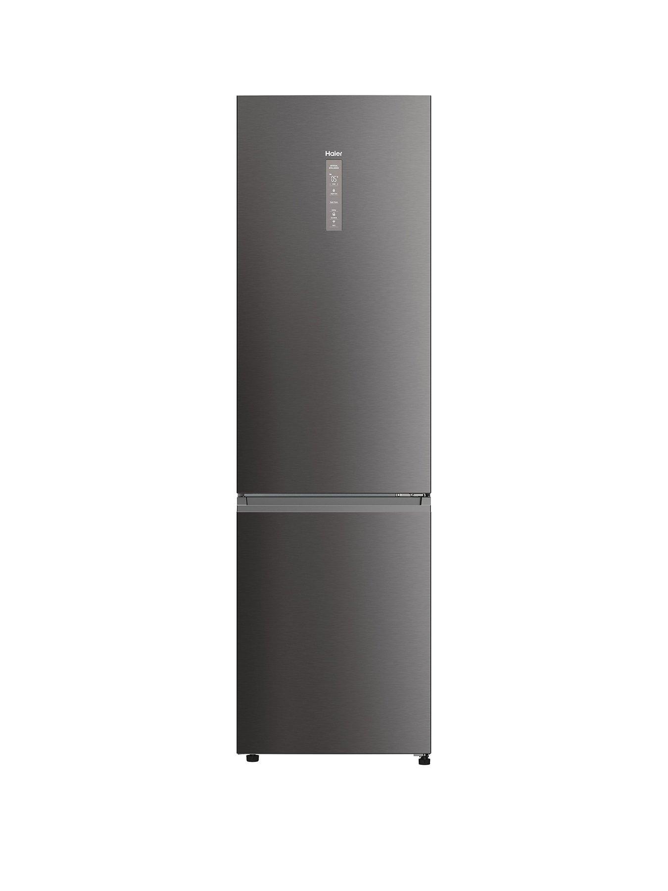 Haier HDPW5620CNPD 70/30 Total No Frost Fridge Freezer, A Rated, Wifi - Inox