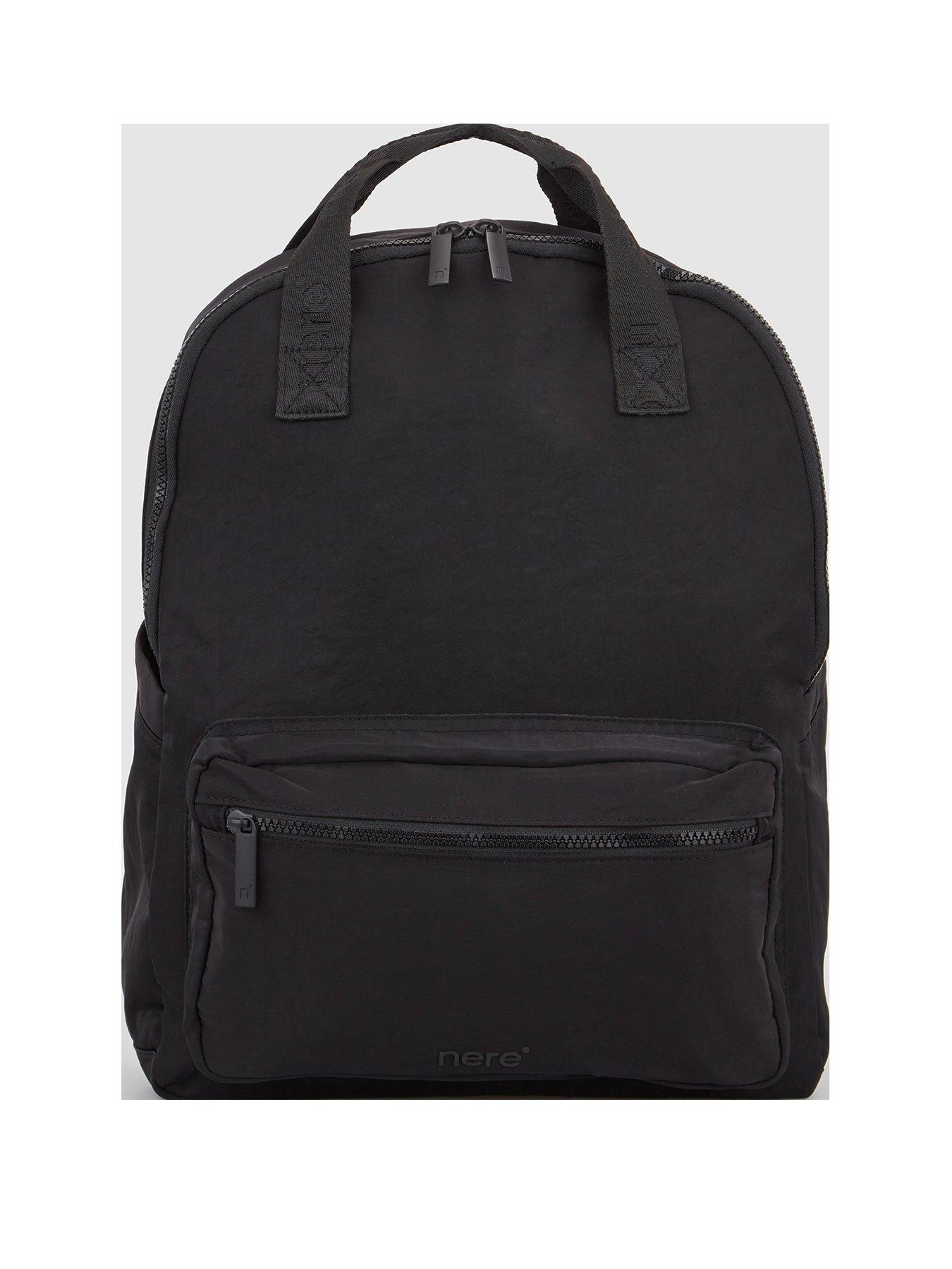 nere-bondi-nylon-backpack-black
