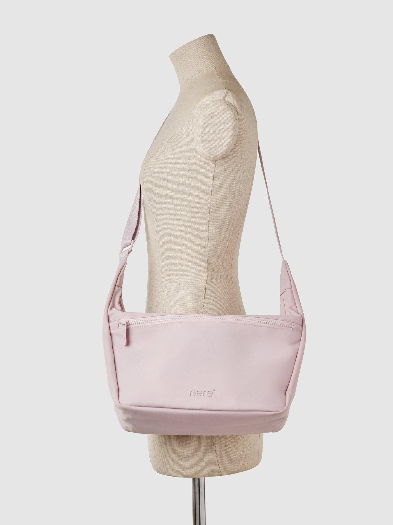  image of nere-bondi-nylon-crossbody-bag-pink