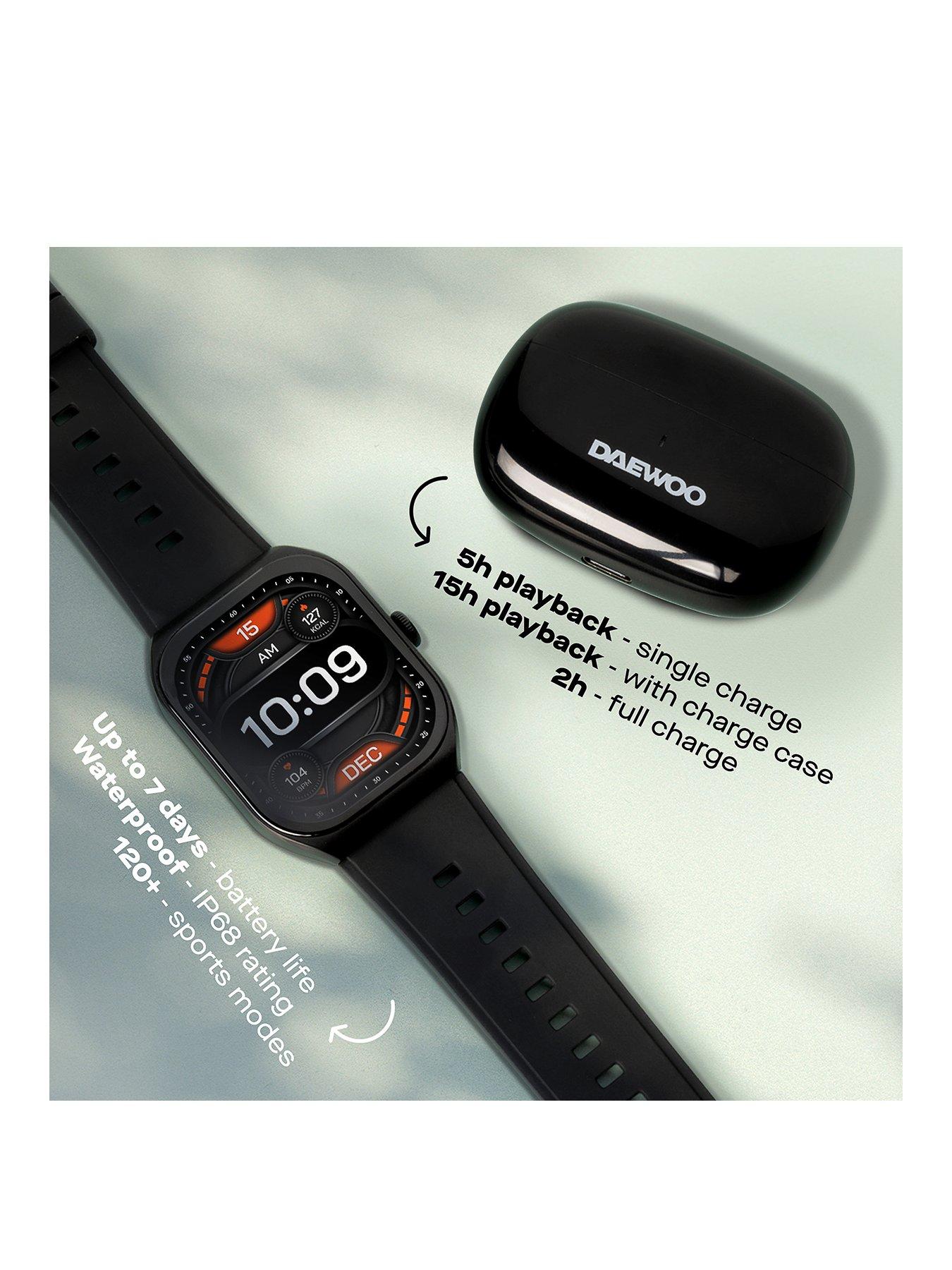  image of daewoo-active-smartwatchnbspand-true-wireless-earbud-bundle-set