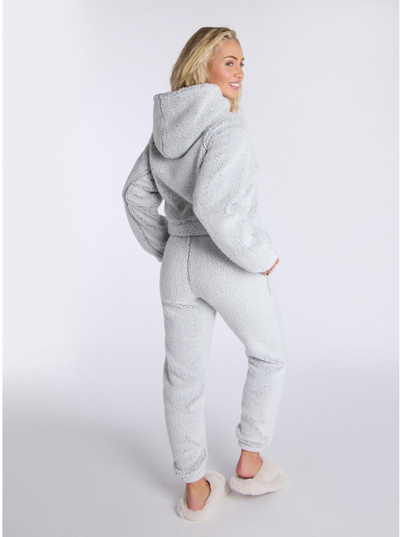  image of boux-avenue-bord-seamed-hoody-amp-jogger-set-grey