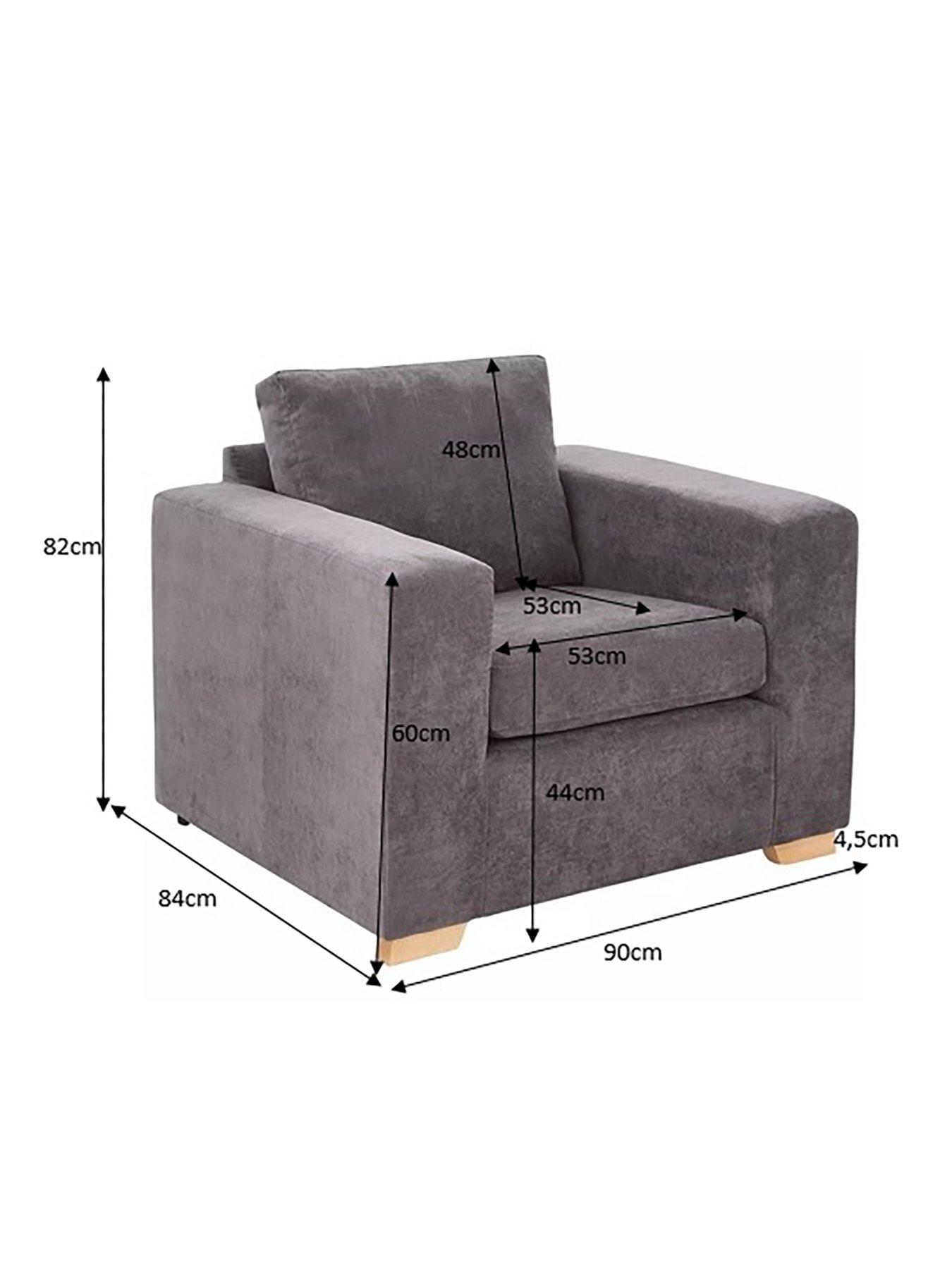 Image 7 of 7 of Very Home Valencia Fabric Armchair