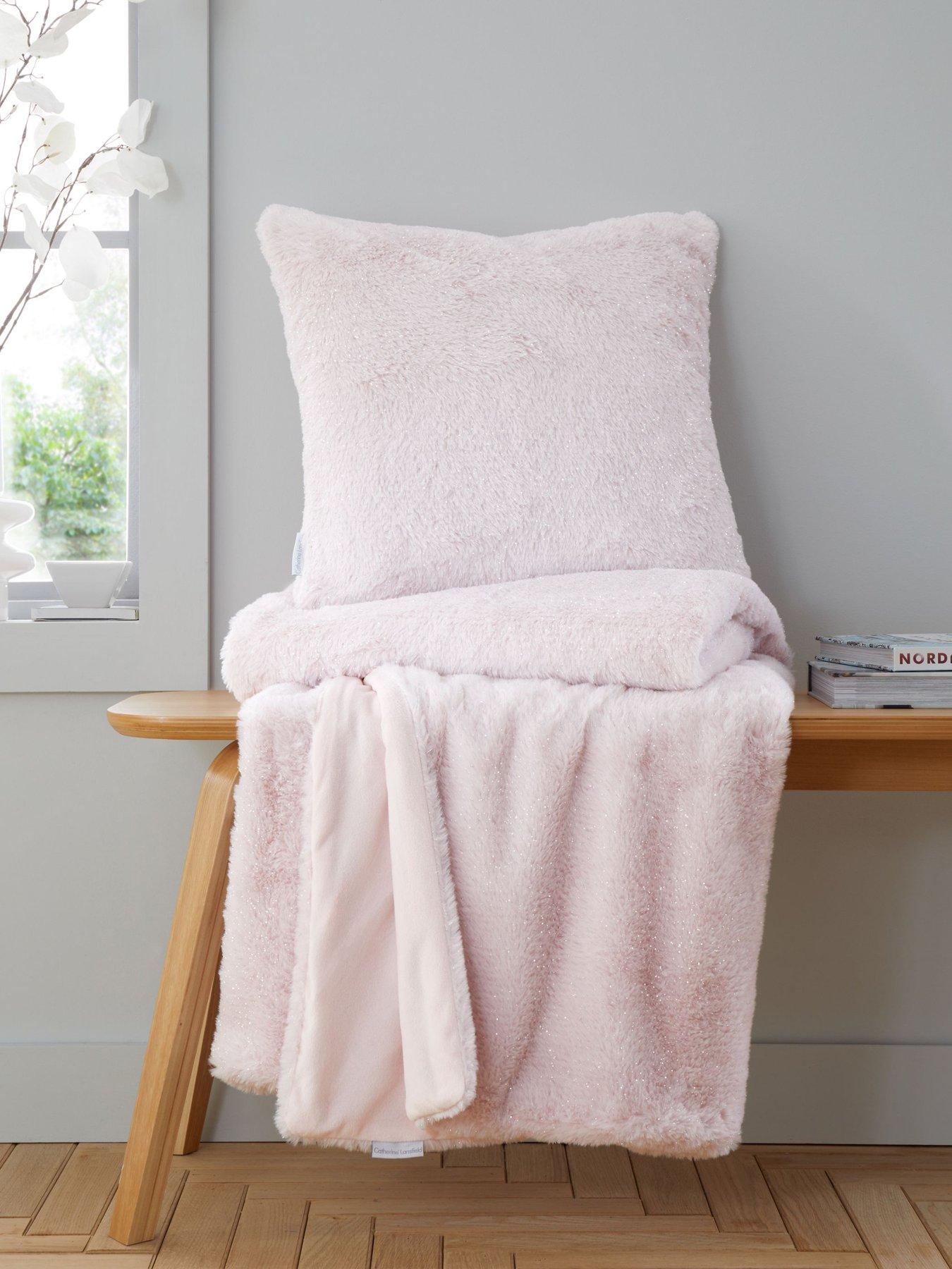 Catherine Lansfield Glamour Faux Fur Cushion