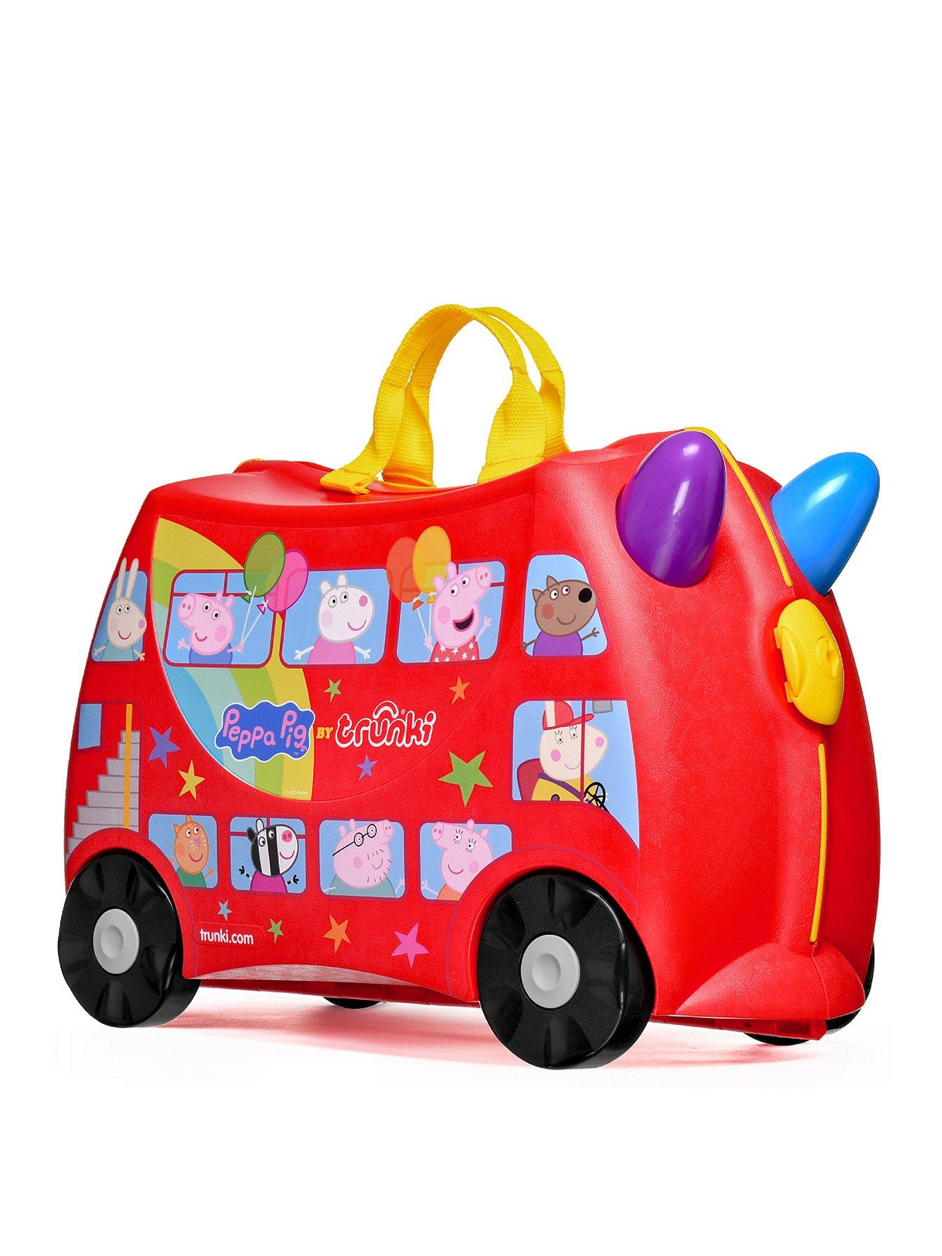 Image 1 of 8 of trunki Ride-On Suitcase - Peppa Pig Party Bus