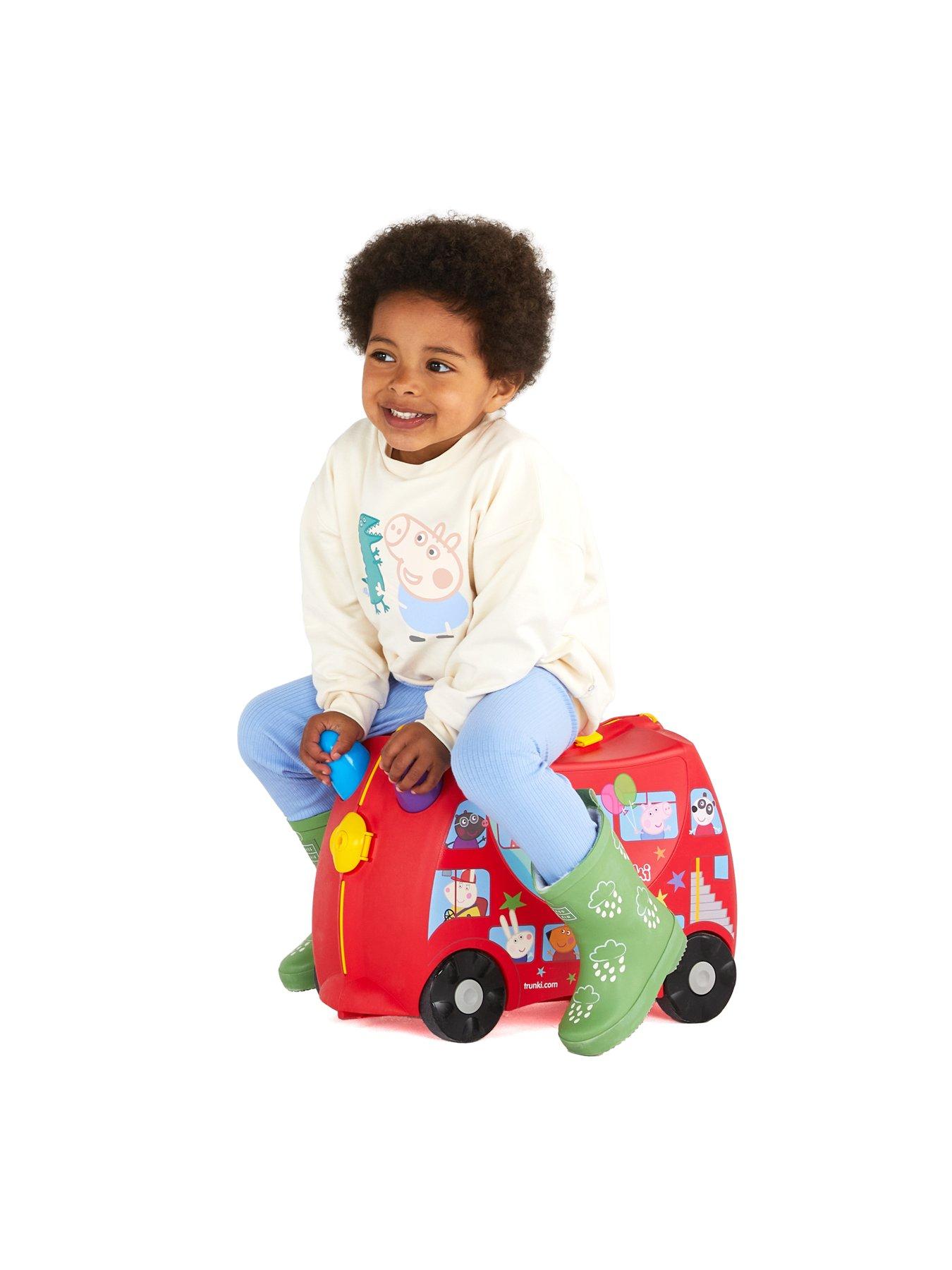 Image 4 of 8 of trunki Ride-On Suitcase - Peppa Pig Party Bus