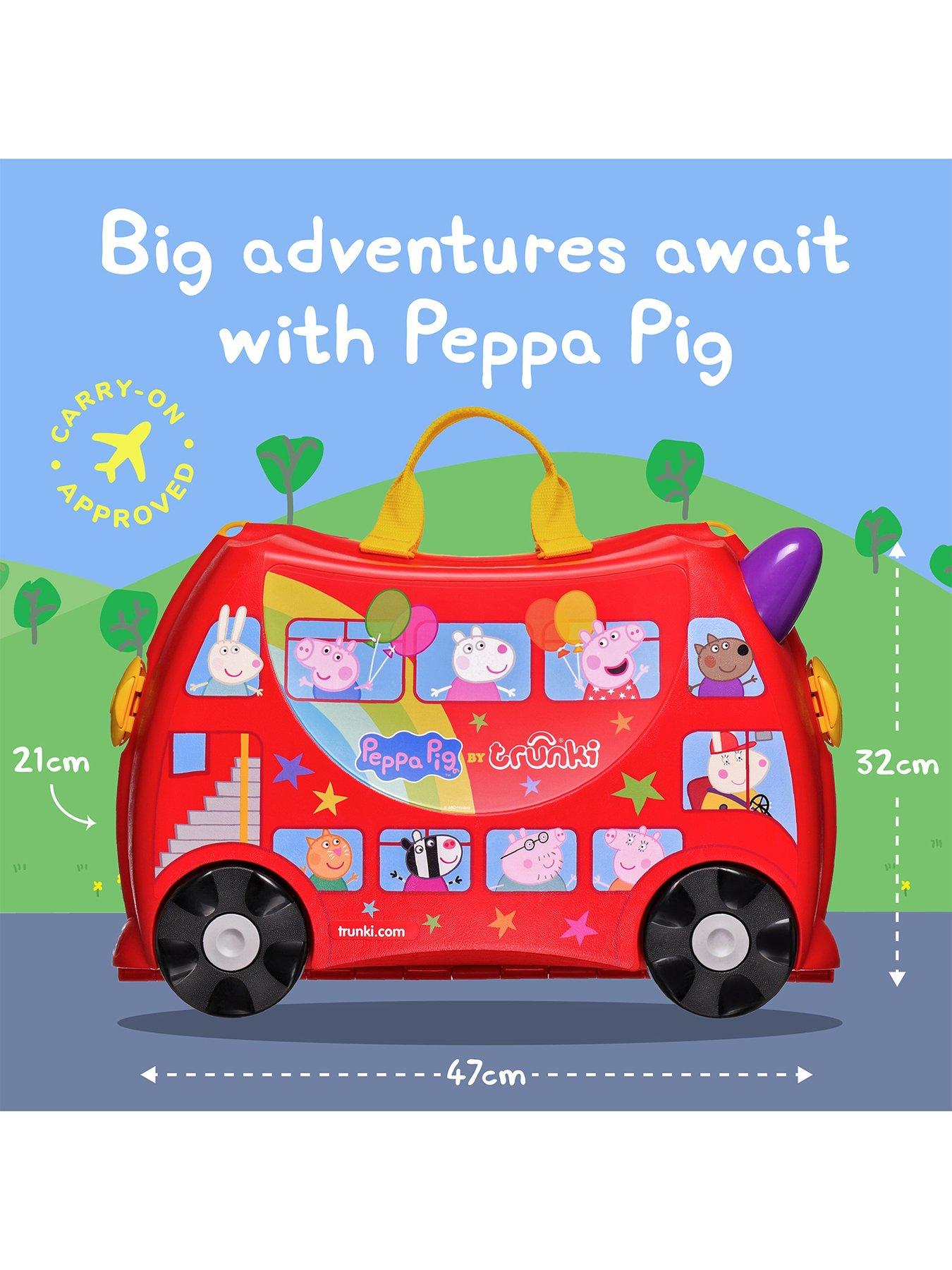 Image 6 of 8 of trunki Ride-On Suitcase - Peppa Pig Party Bus