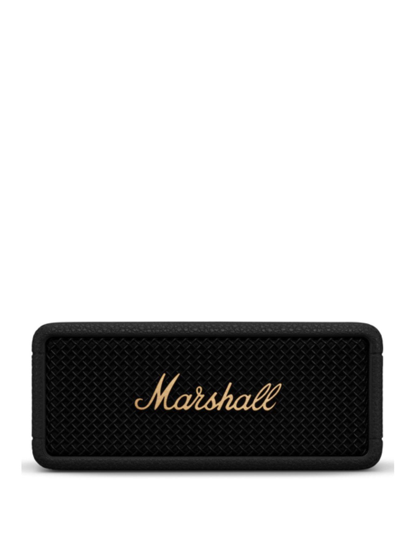 Marshall Emberton III Bluetooth Speaker - Black  &  Brass