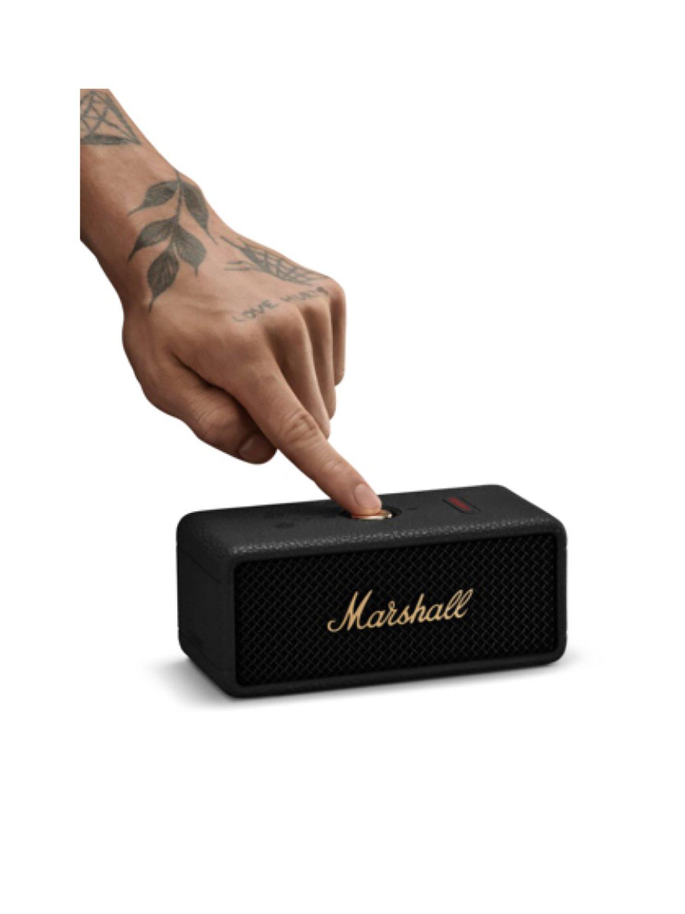 Image 3 of 7 of Marshall Emberton III Bluetooth Speaker -&nbsp;Black &amp; Brass