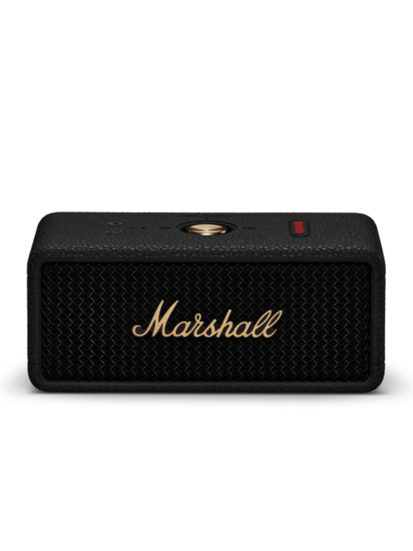 Image 4 of 7 of Marshall Emberton III Bluetooth Speaker -&nbsp;Black &amp; Brass