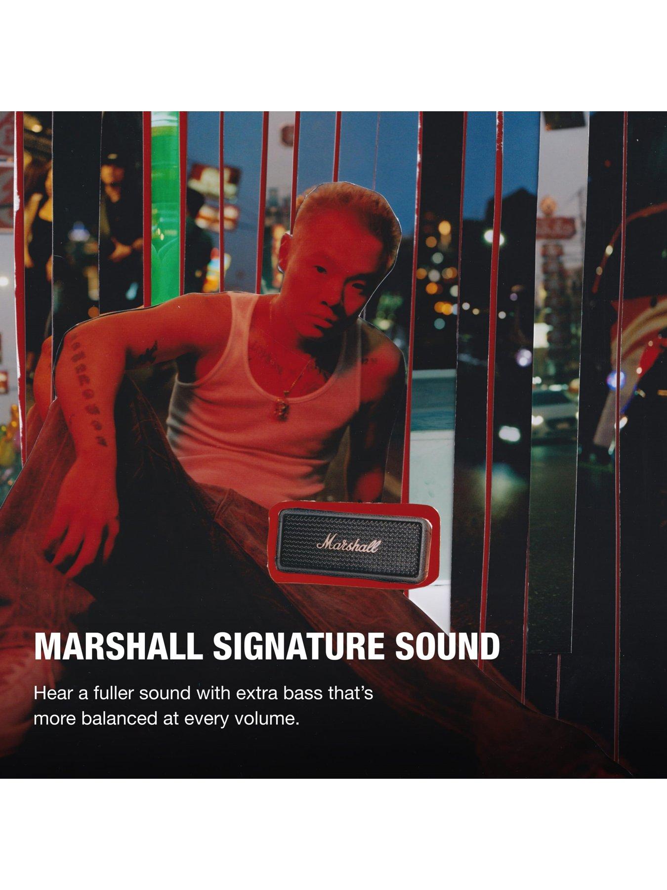Image 6 of 7 of Marshall Emberton III Bluetooth Speaker -&nbsp;Black &amp; Brass