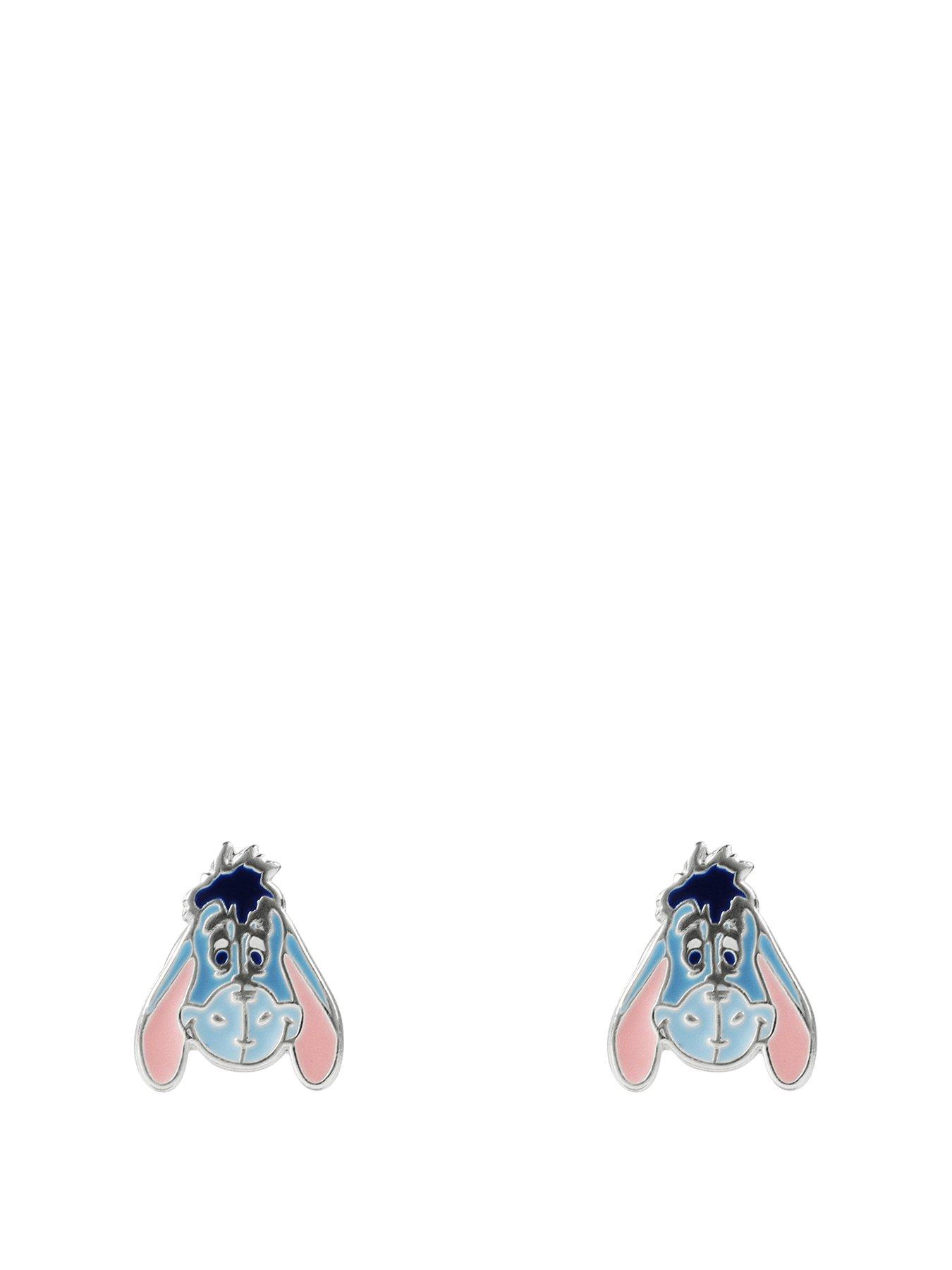  image of disney-winnie-the-pooh-eeyore-enamel-earrings
