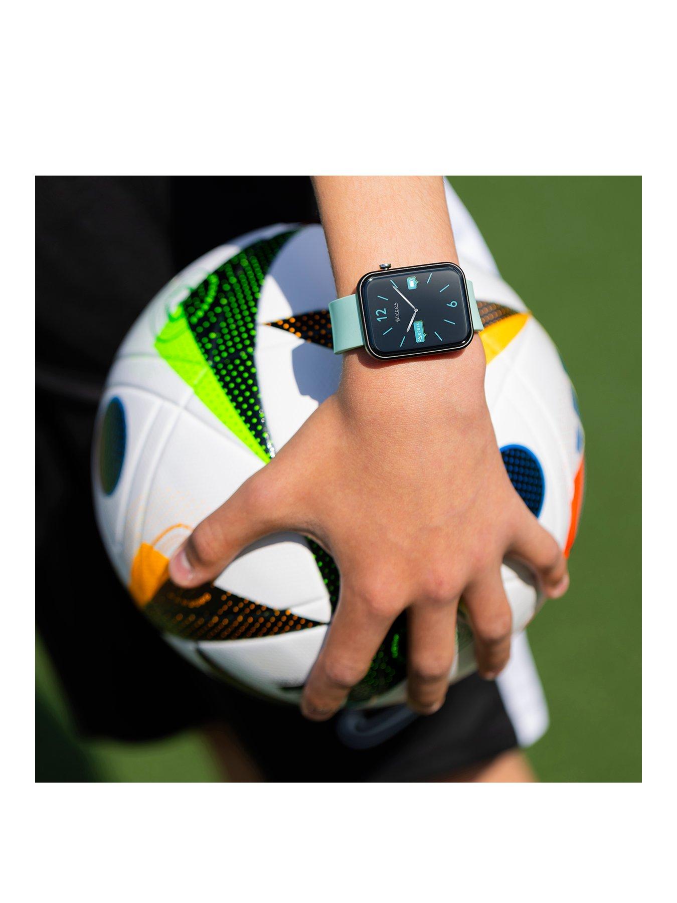  image of tikkers-smart-series-13-blue-silicone-strap-smart-watch