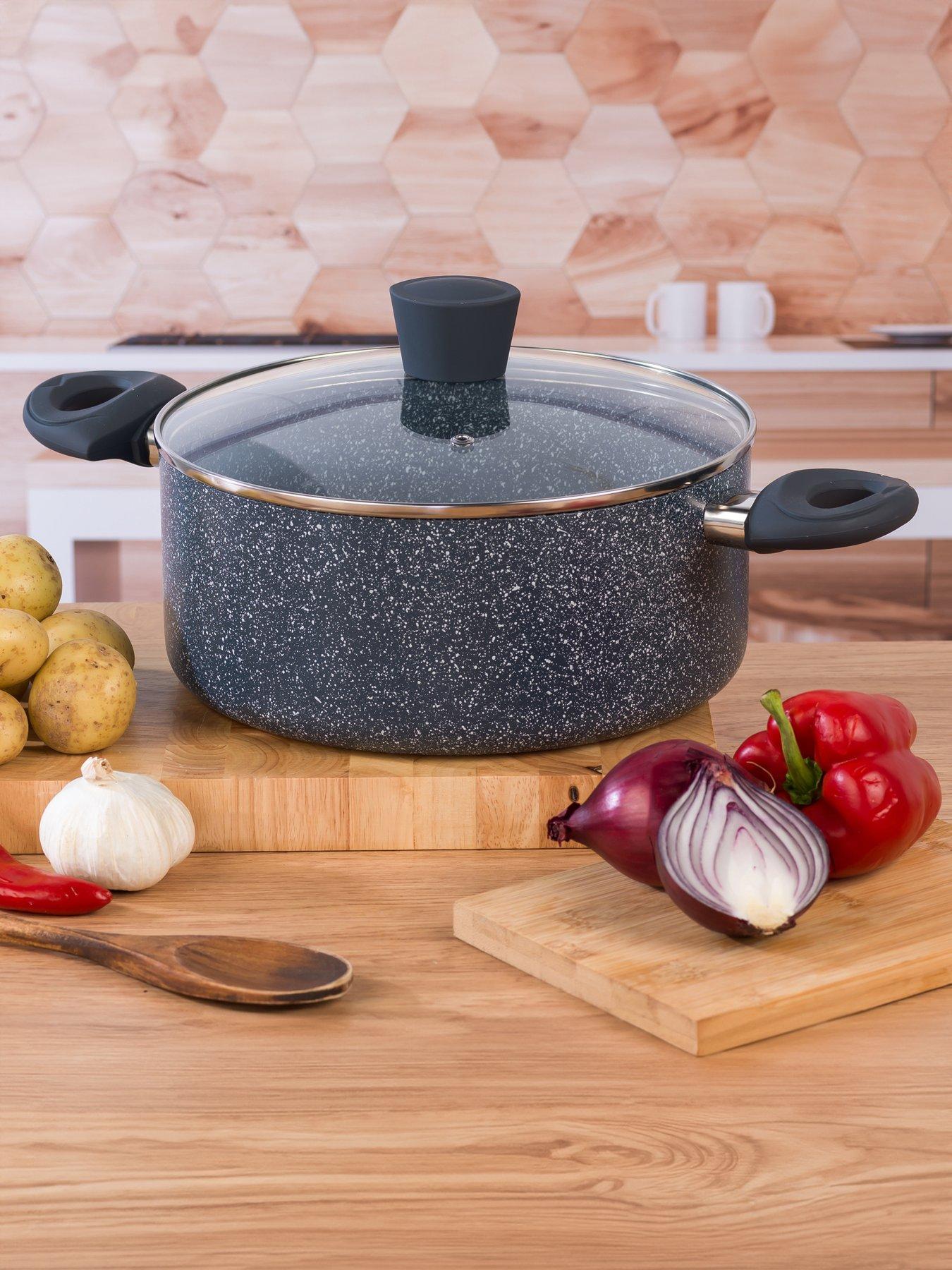 Image 1 of 5 of Russell Hobbs 24cm Nightfall Stone Stockpot