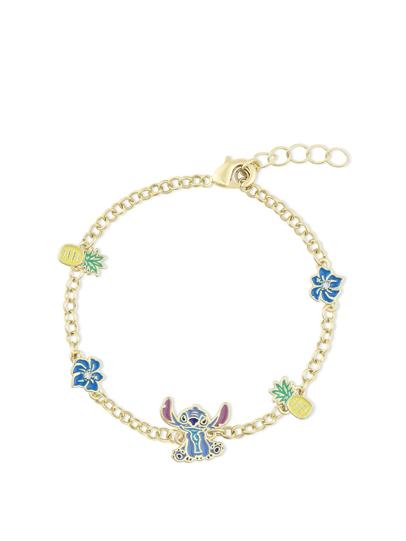 undefined Gold Stitch Pineapple & Flower Bracelet