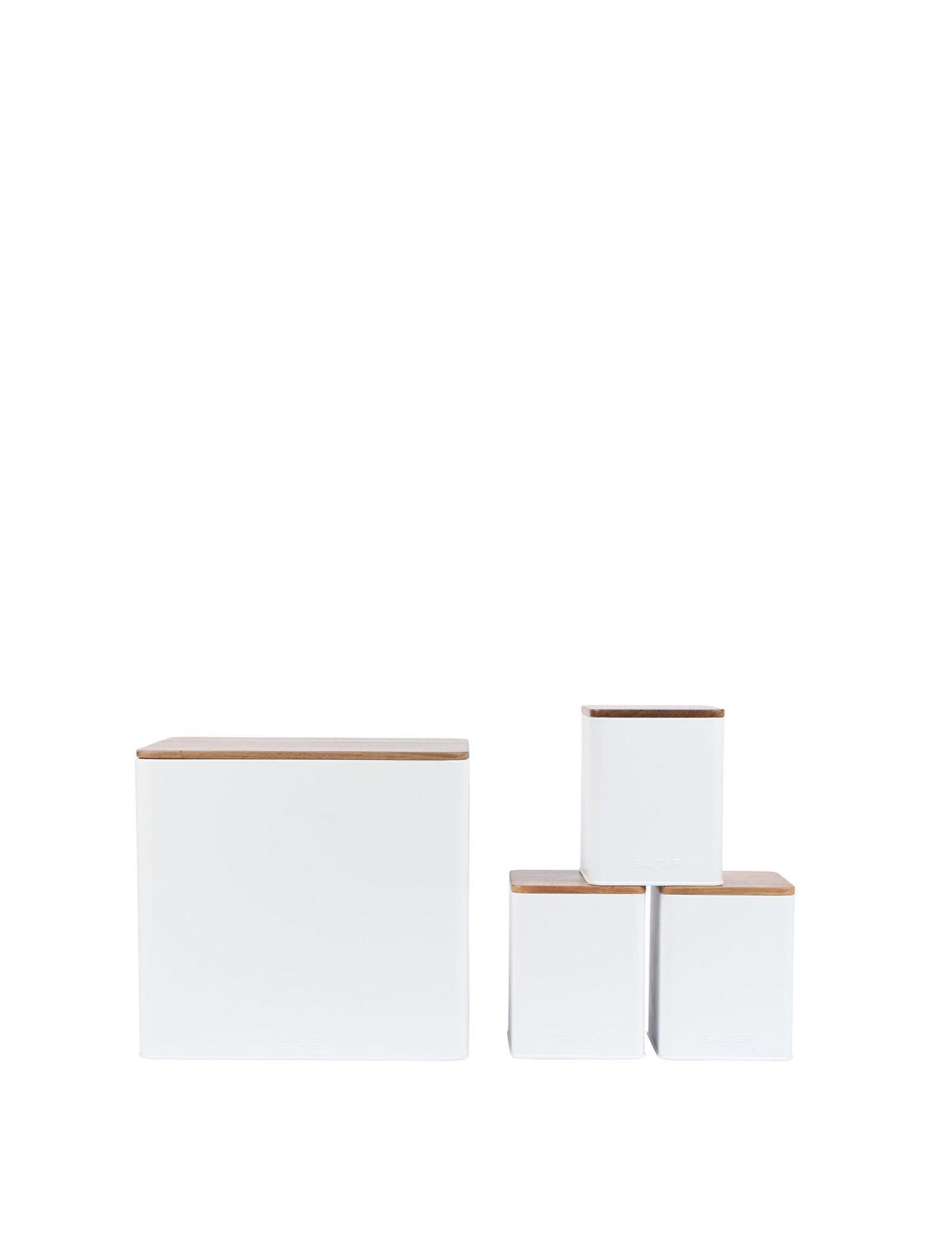  image of salter-toronto-4-piece-counter-top-set-white