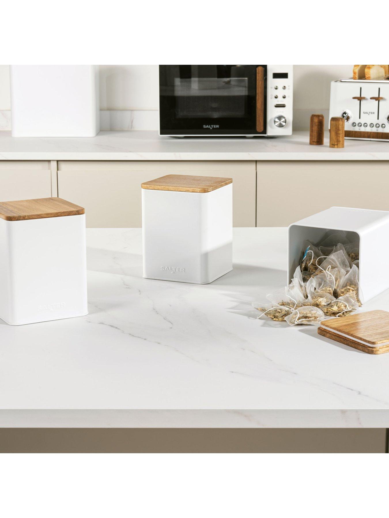  image of salter-toronto-4-piece-counter-top-set-white
