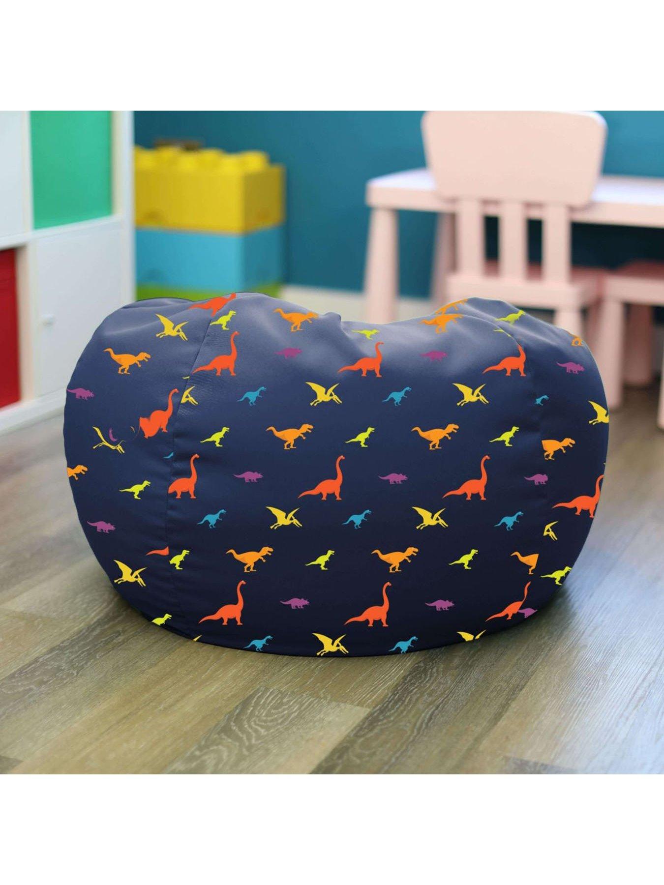  image of rucomfy-dinosaur-classic-round-bean-bag