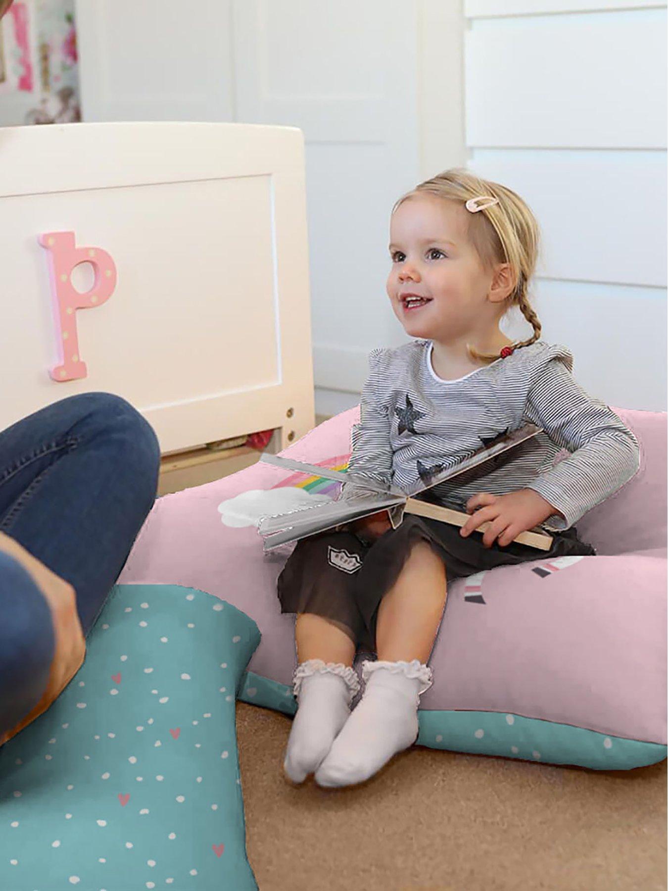 rucomfy Unicorn Castle Children's Floor Cushion