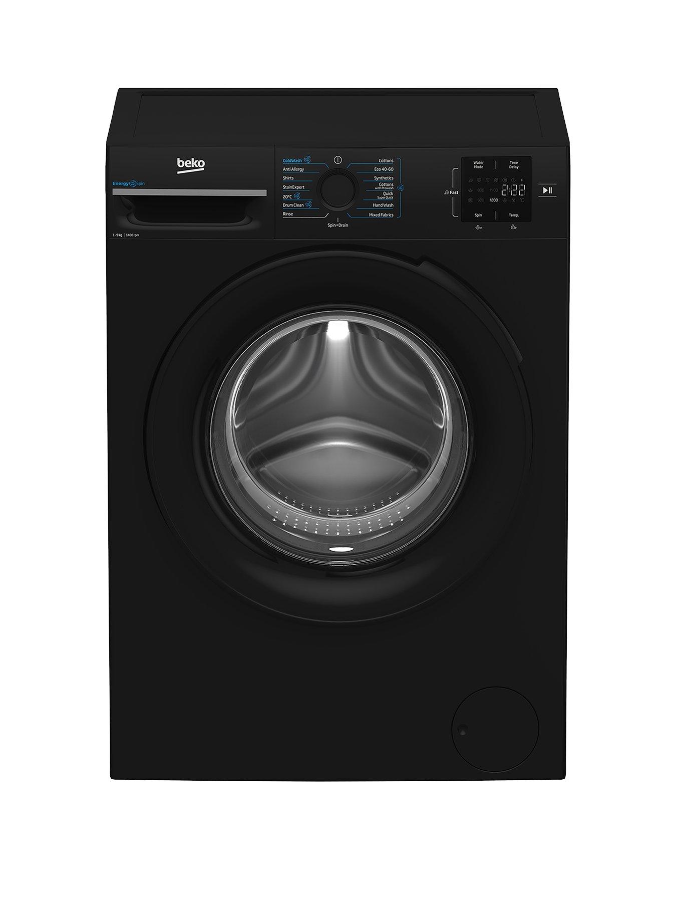 Beko BM3WT3941B 9kg Wash, 1400 Spin Washing Machine - Black - A Rated