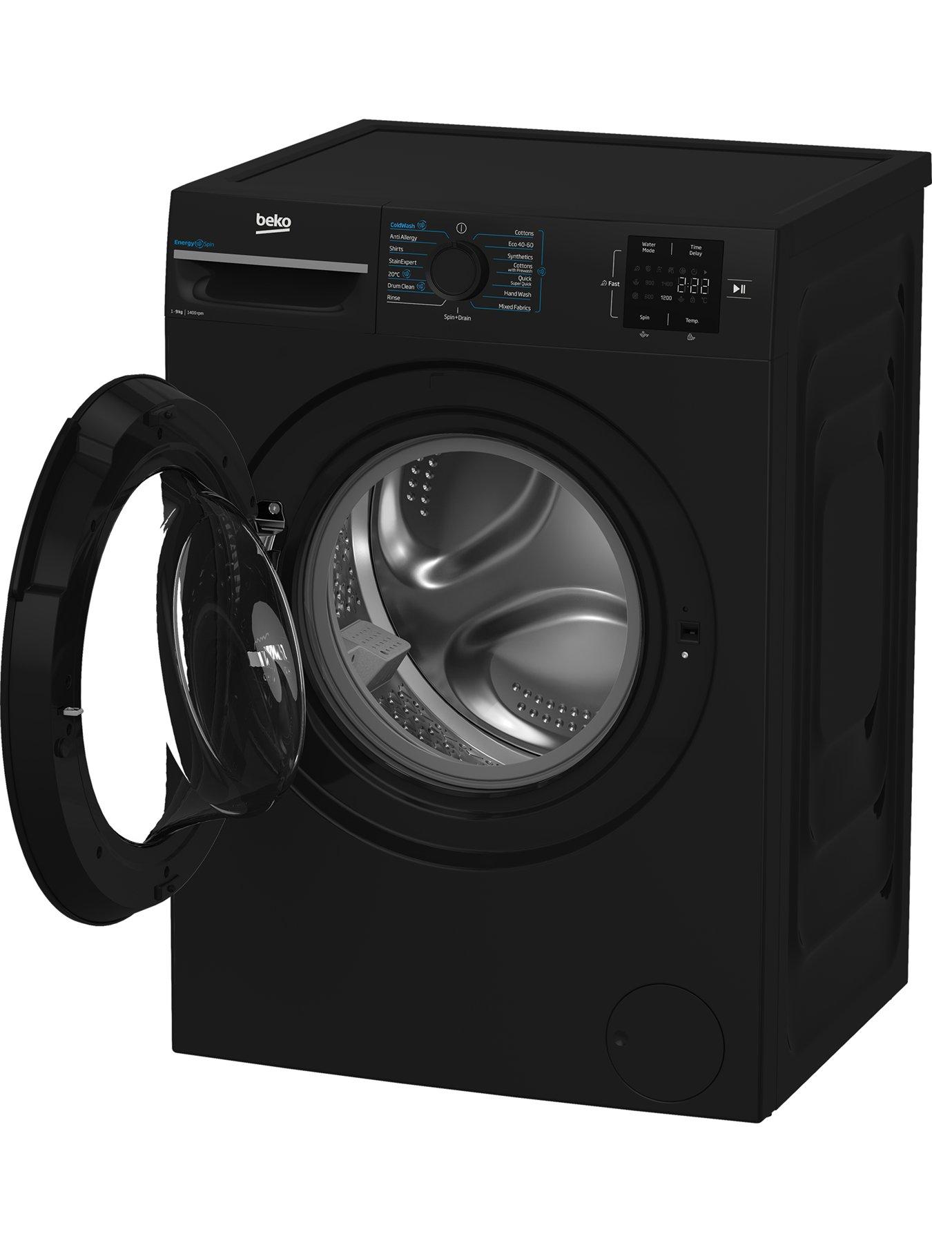 Image 7 of 7 of Beko BM3WT3941B 9kg Wash, 1400 Spin&nbsp;Washing Machine&nbsp;- Black - A Rated