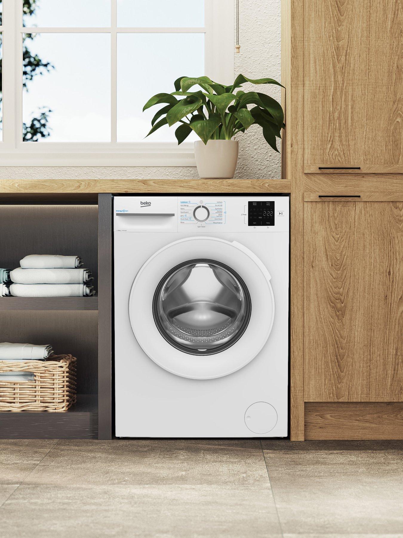  image of beko-b3w31041w-10kg-wash-1400-spinnbspwashing-machine-white-a-rated