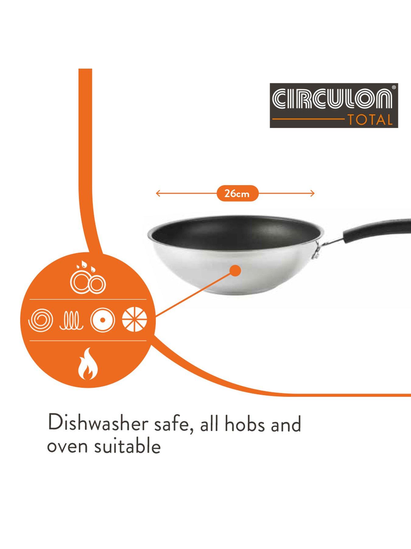  image of circulon-total-stainless-steel-skillet-25cm