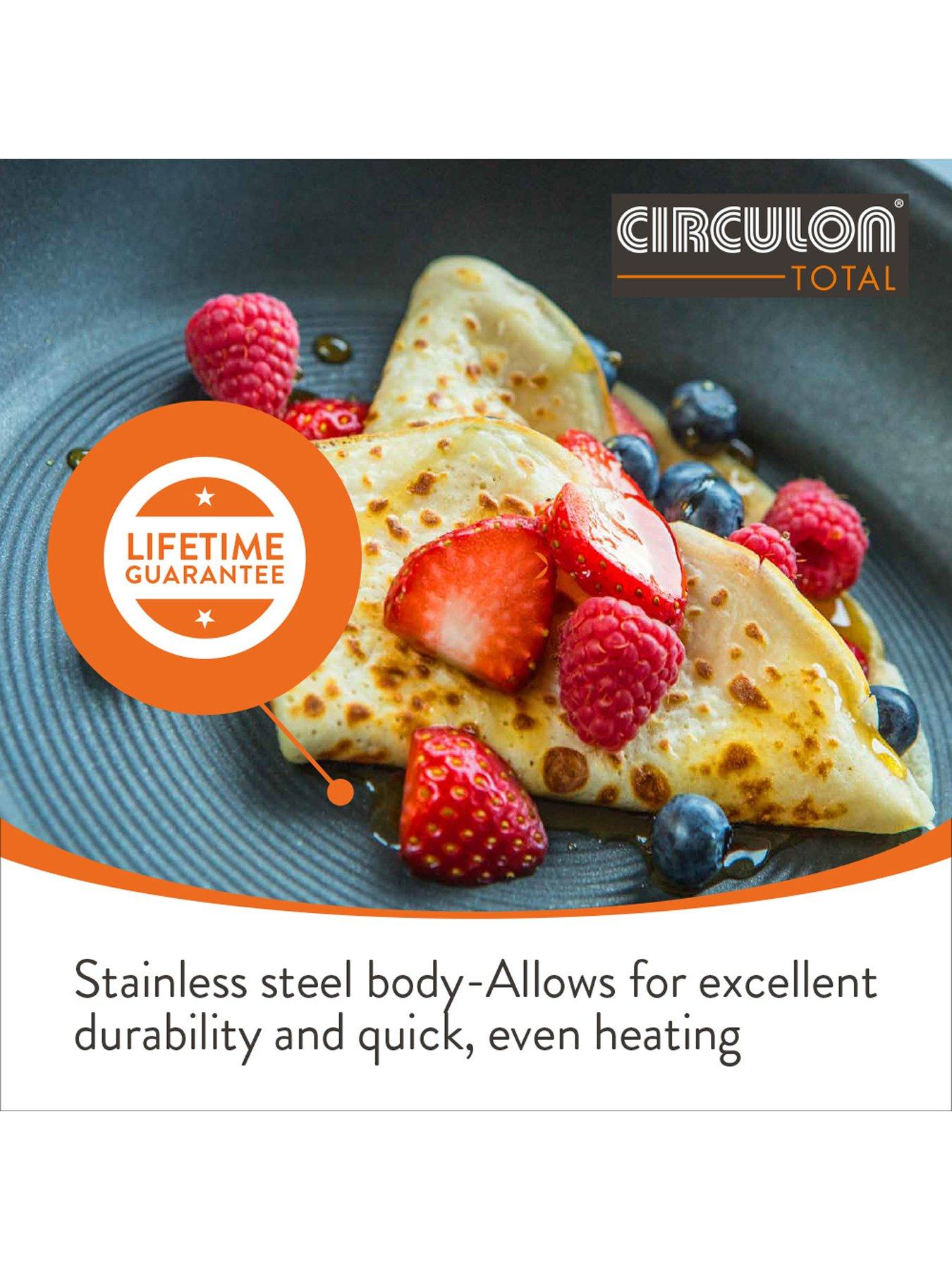  image of circulon-total-stainless-steel-skillet-25cm