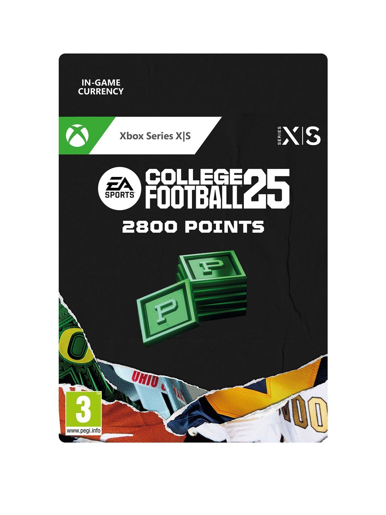 Image 1 of 1 of Xbox Series X College Football 25: 2800 Points (Digital Download)