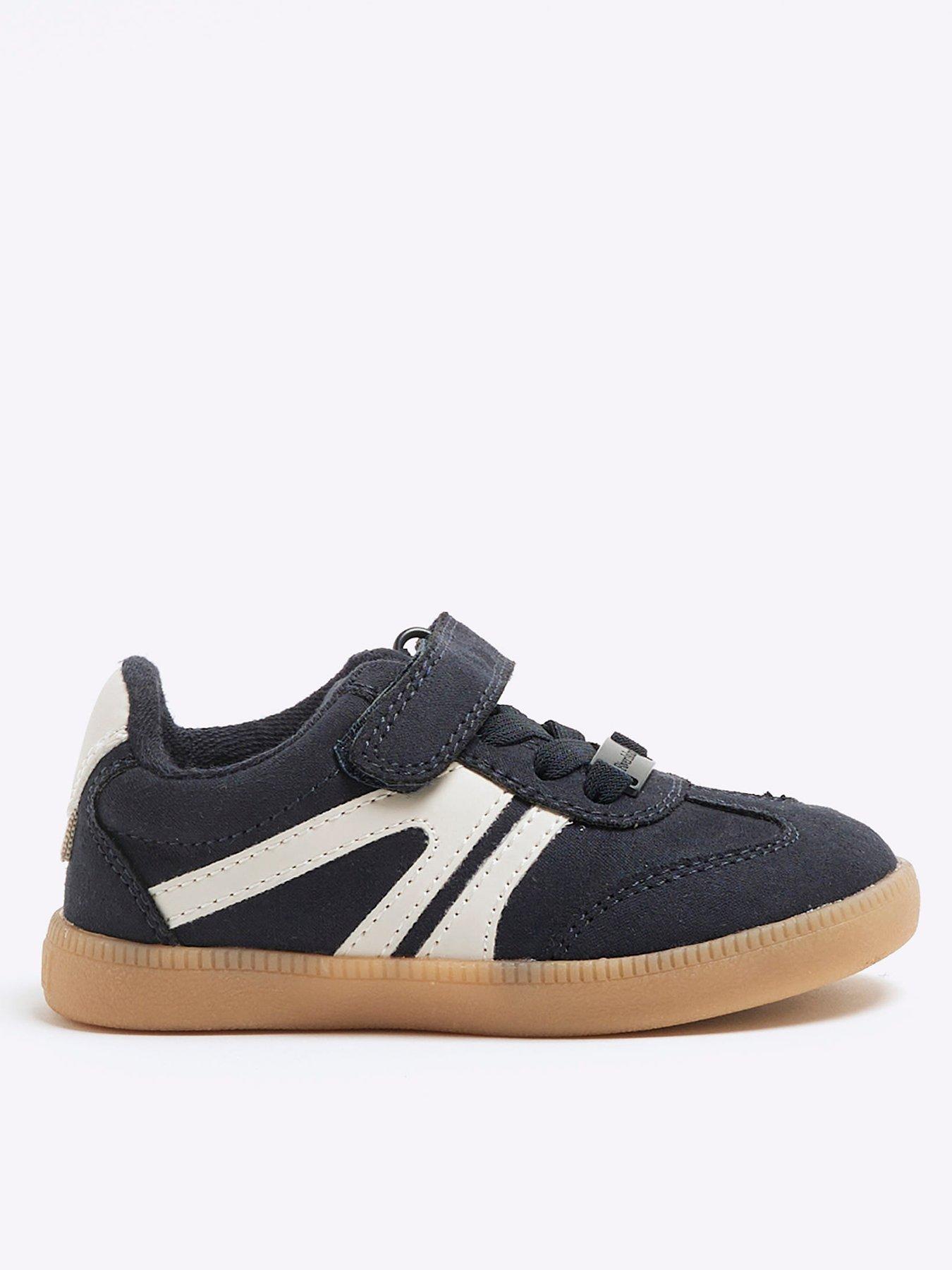 undefined Unisex Velcro Trainers - Navy