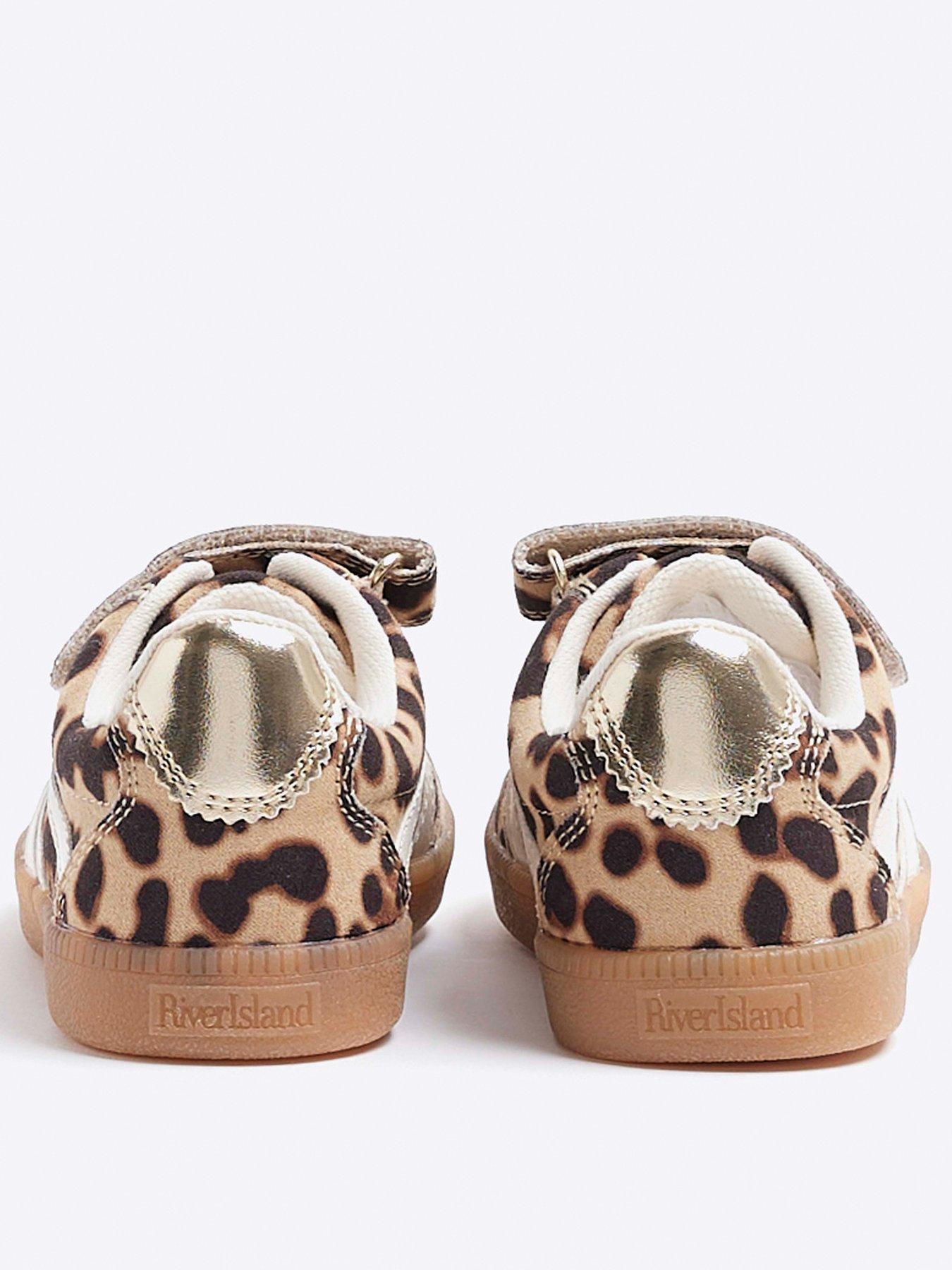 River island leopard print trainers sales