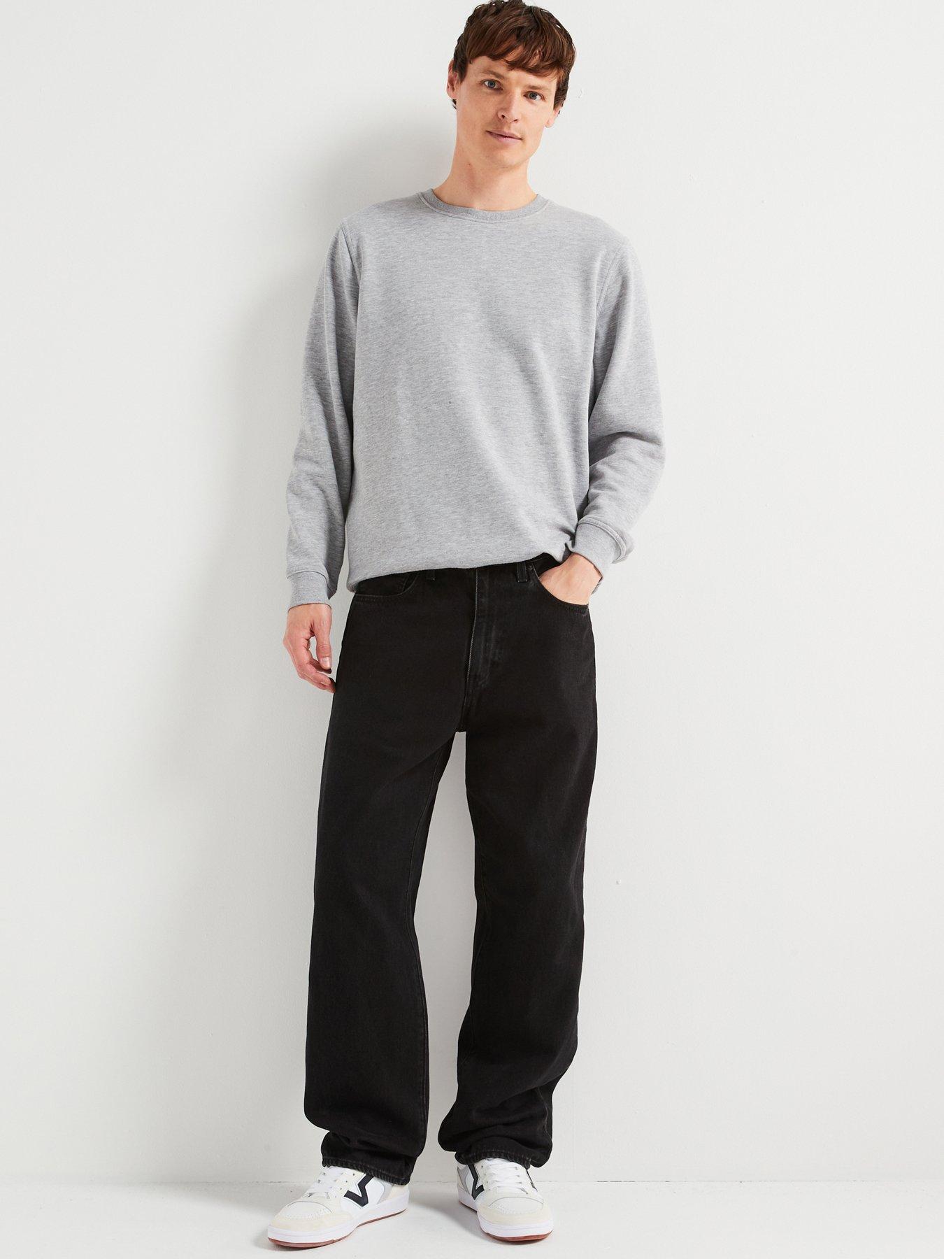 Levi's Levis 568 Loose Straight Fit Jeans- Black