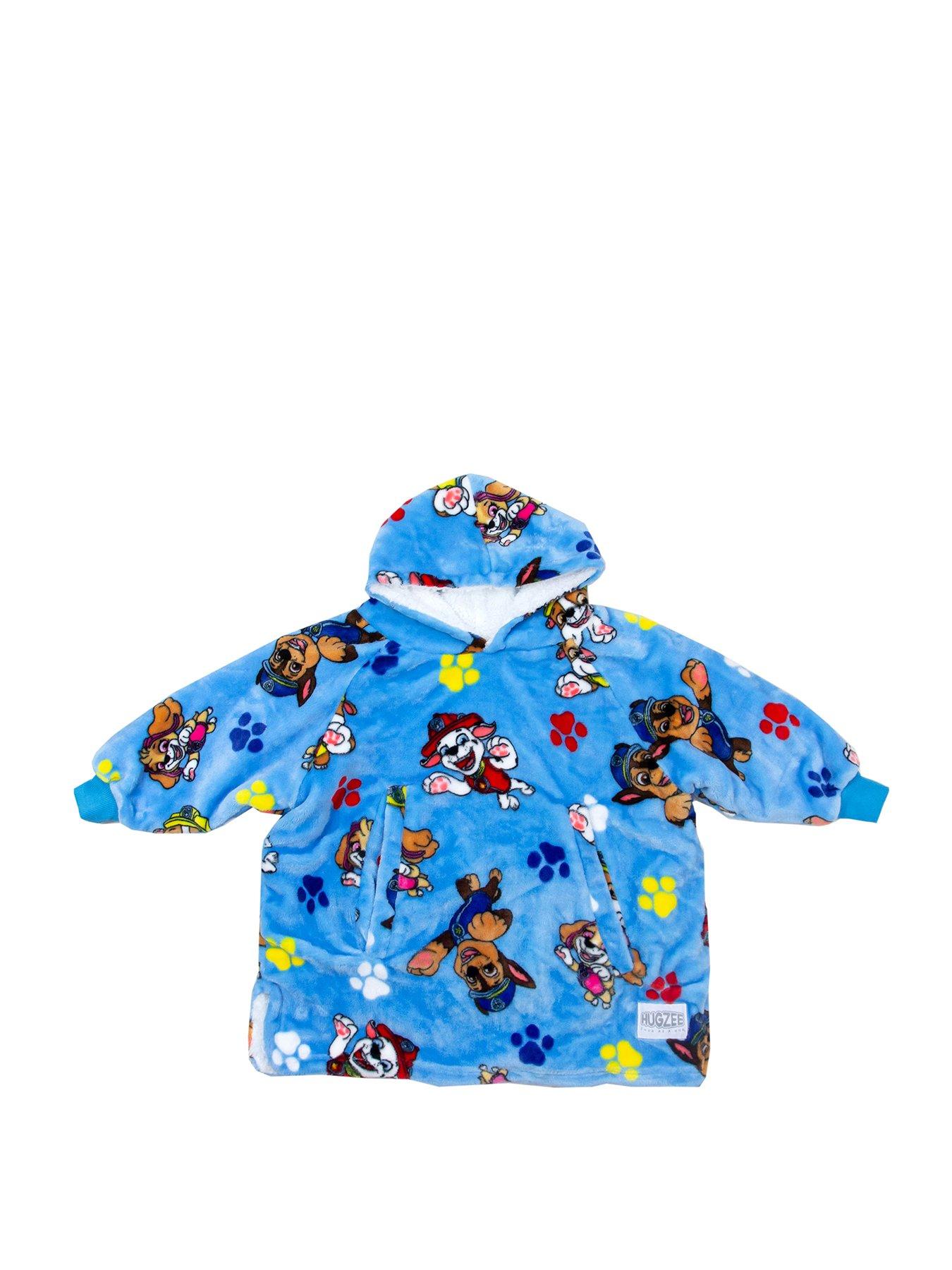  image of paw-patrol-hugs-hugzee-wearable-fleece-blanket-hoodie-small-multi