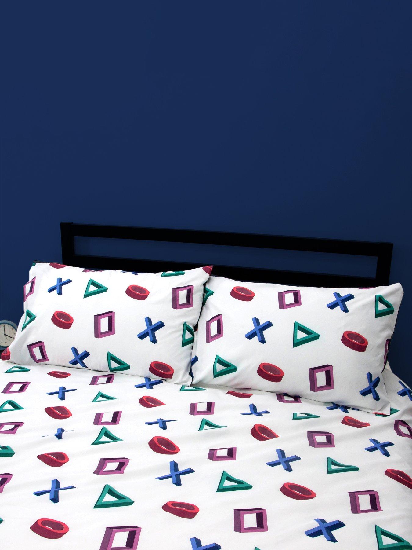  image of playstation-abstract-duvet-cover-set--