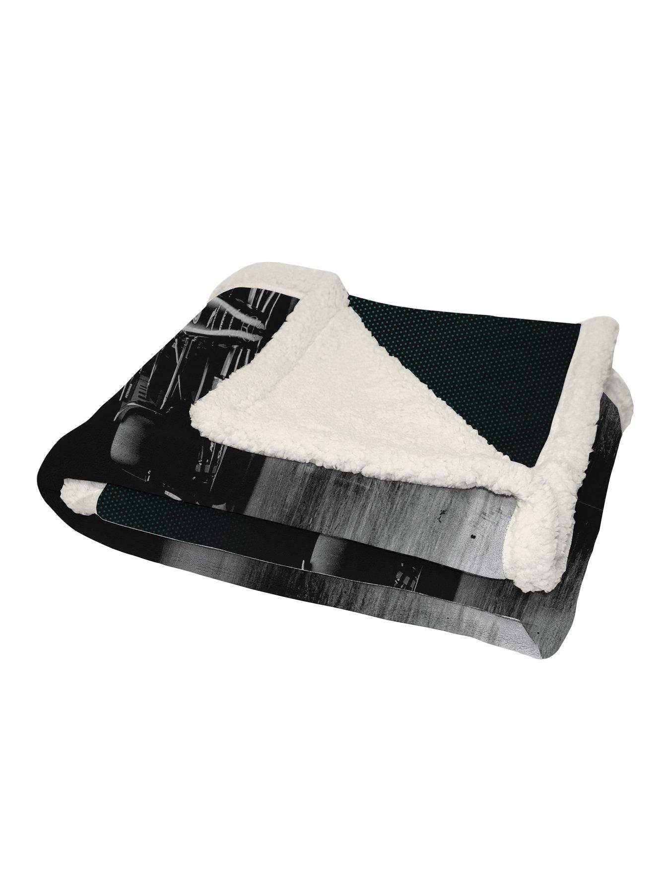  image of f1-mercedes-sherpa-lined-fleece-blanket