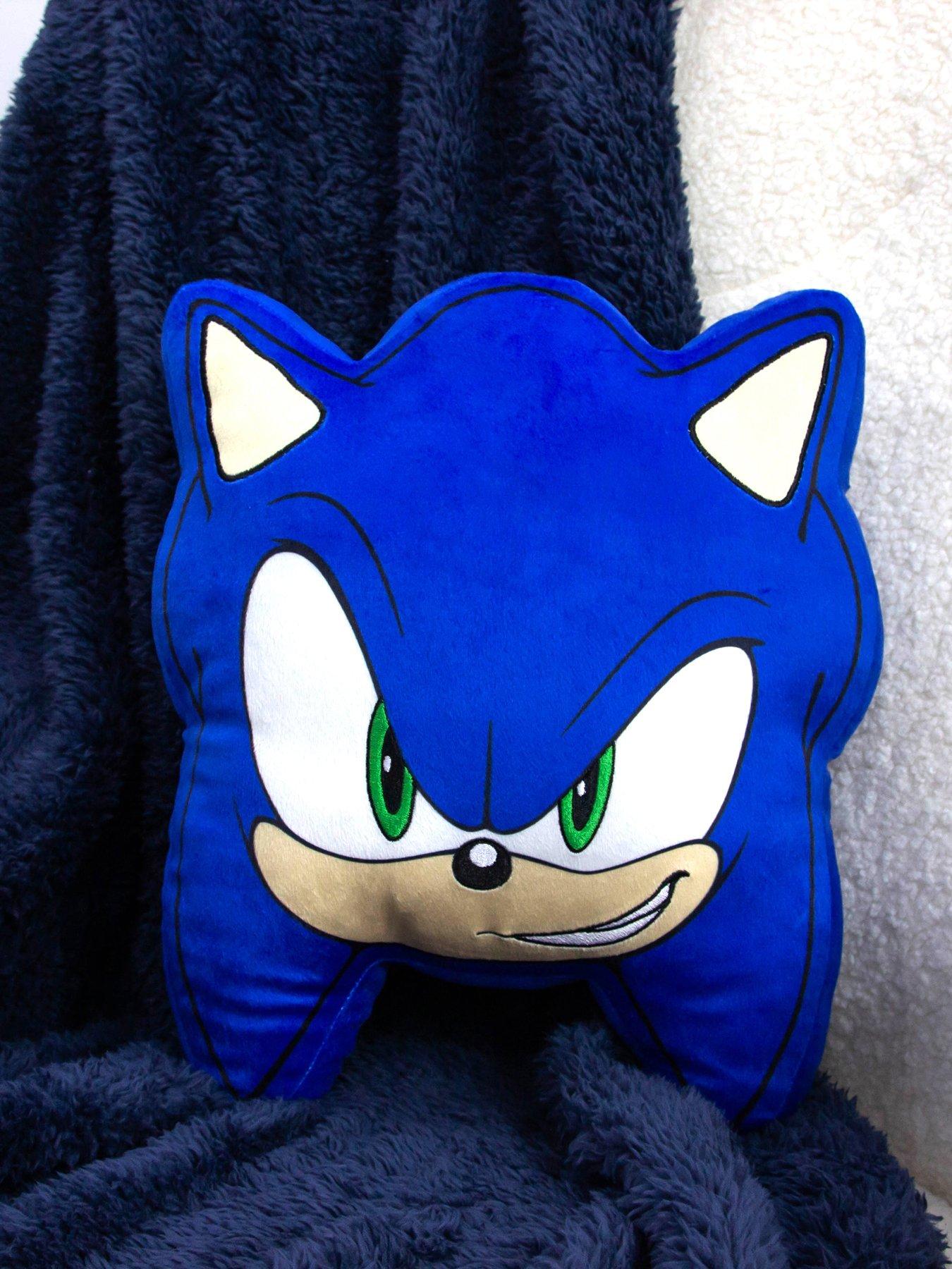 Image 1 of 5 of Sonic the Hedgehog Sonic Shaped Cushion - Multi