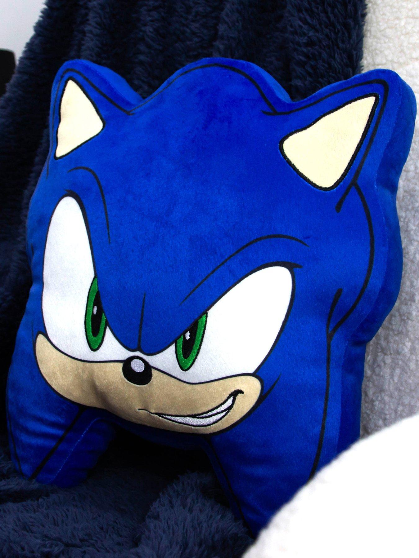Image 3 of 5 of Sonic the Hedgehog Sonic Shaped Cushion - Multi