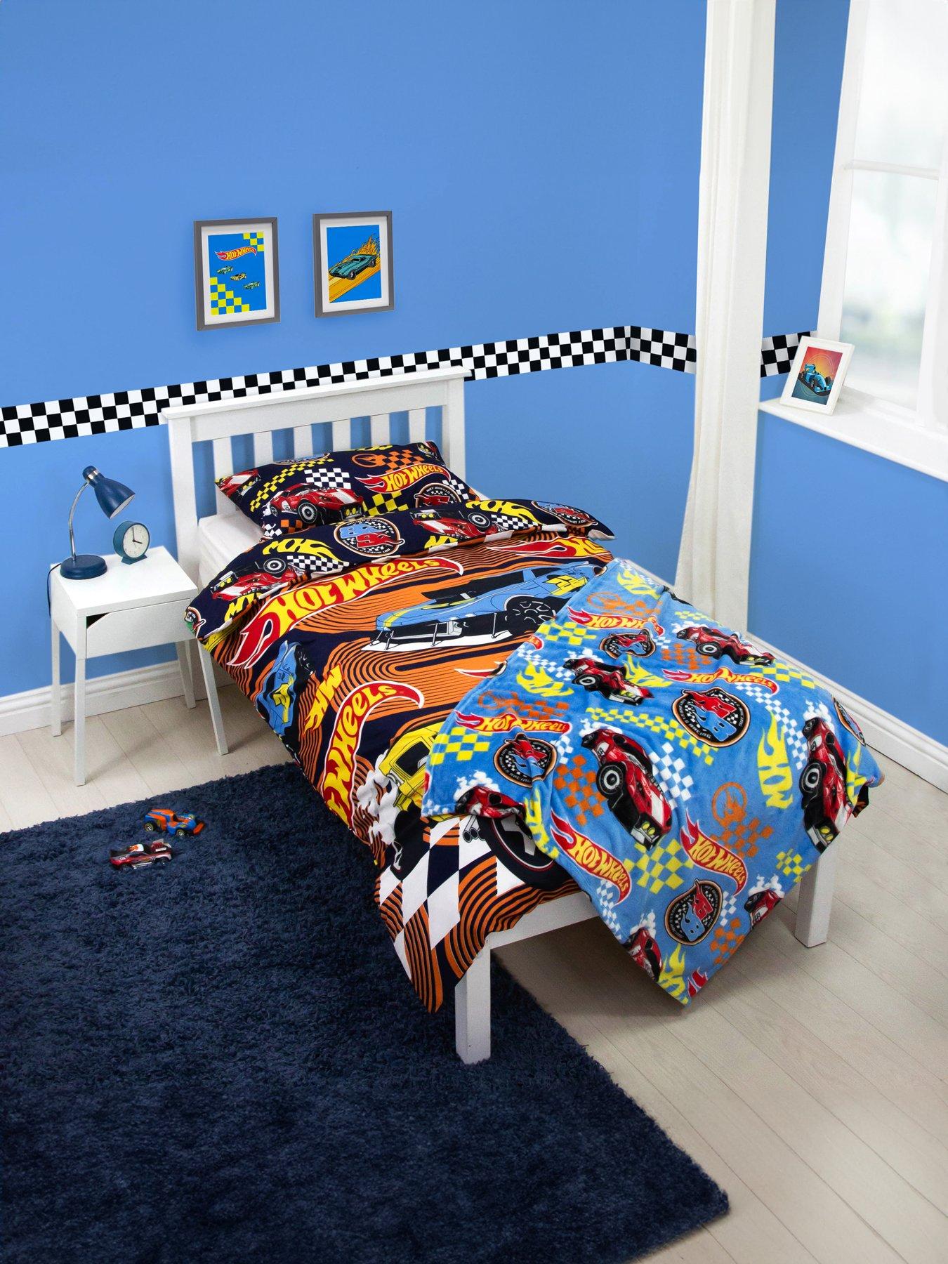 Image 1 of 7 of Hot Wheels Racer Rotary Duvet Set- Single
