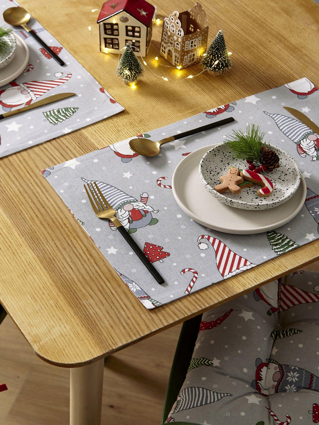 Image 3 of 3 of Catherine Lansfield Christmas Gnomes Placemats &ndash; Set of 4