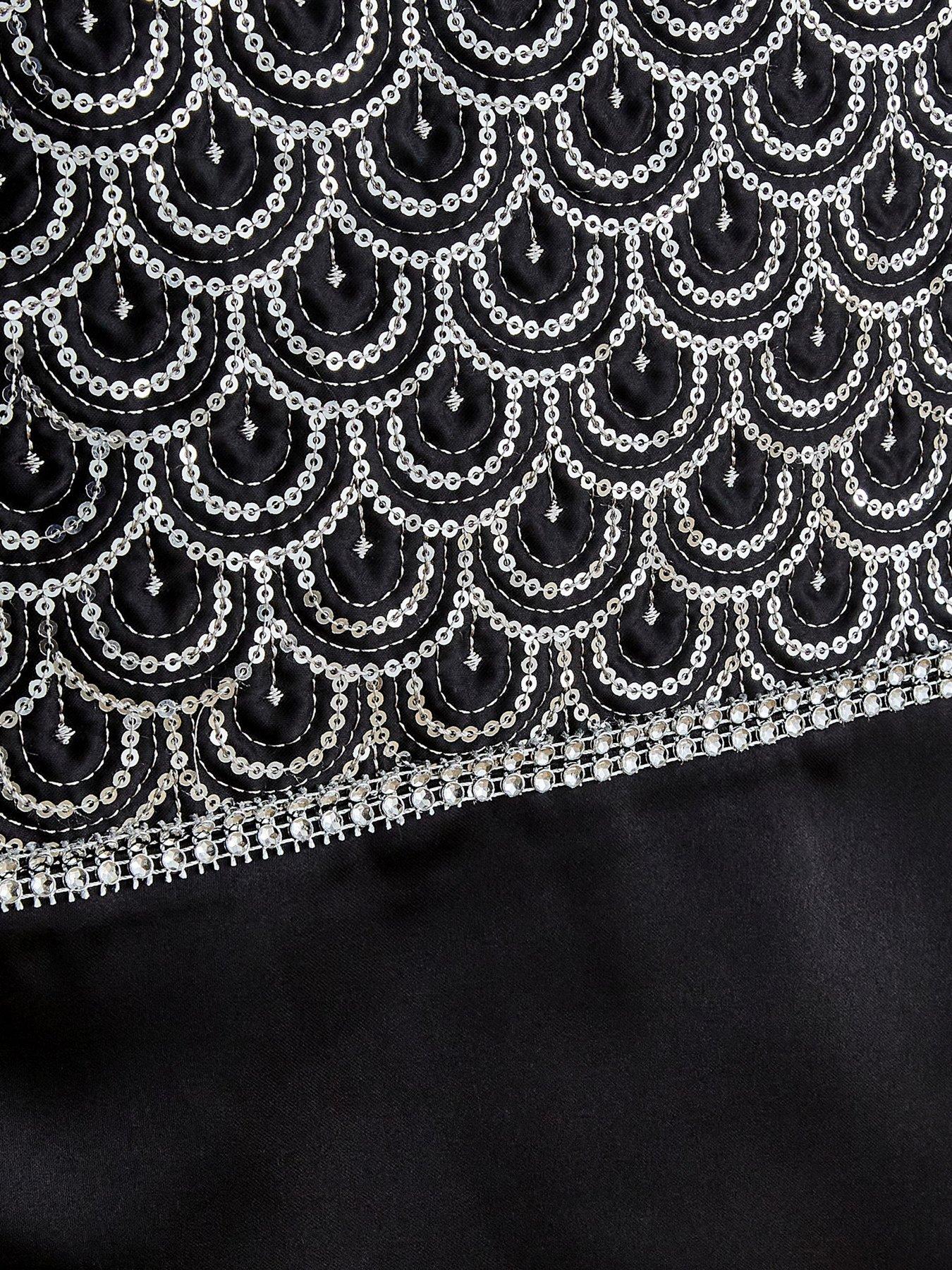  image of catherine-lansfield-deco-sequin-table-runner
