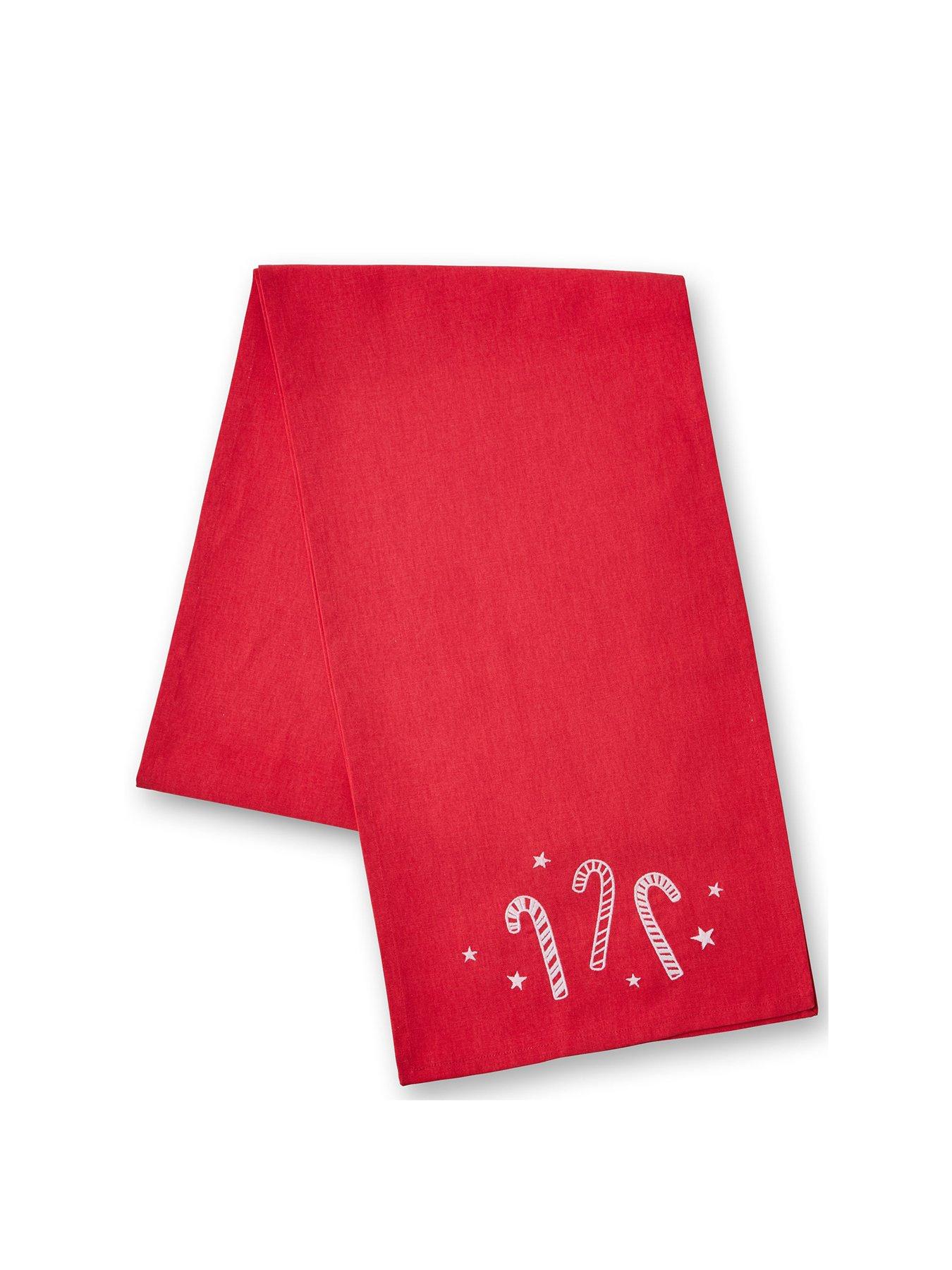 Image 2 of 3 of Catherine Lansfield Christmas Candy Cane Table Runner