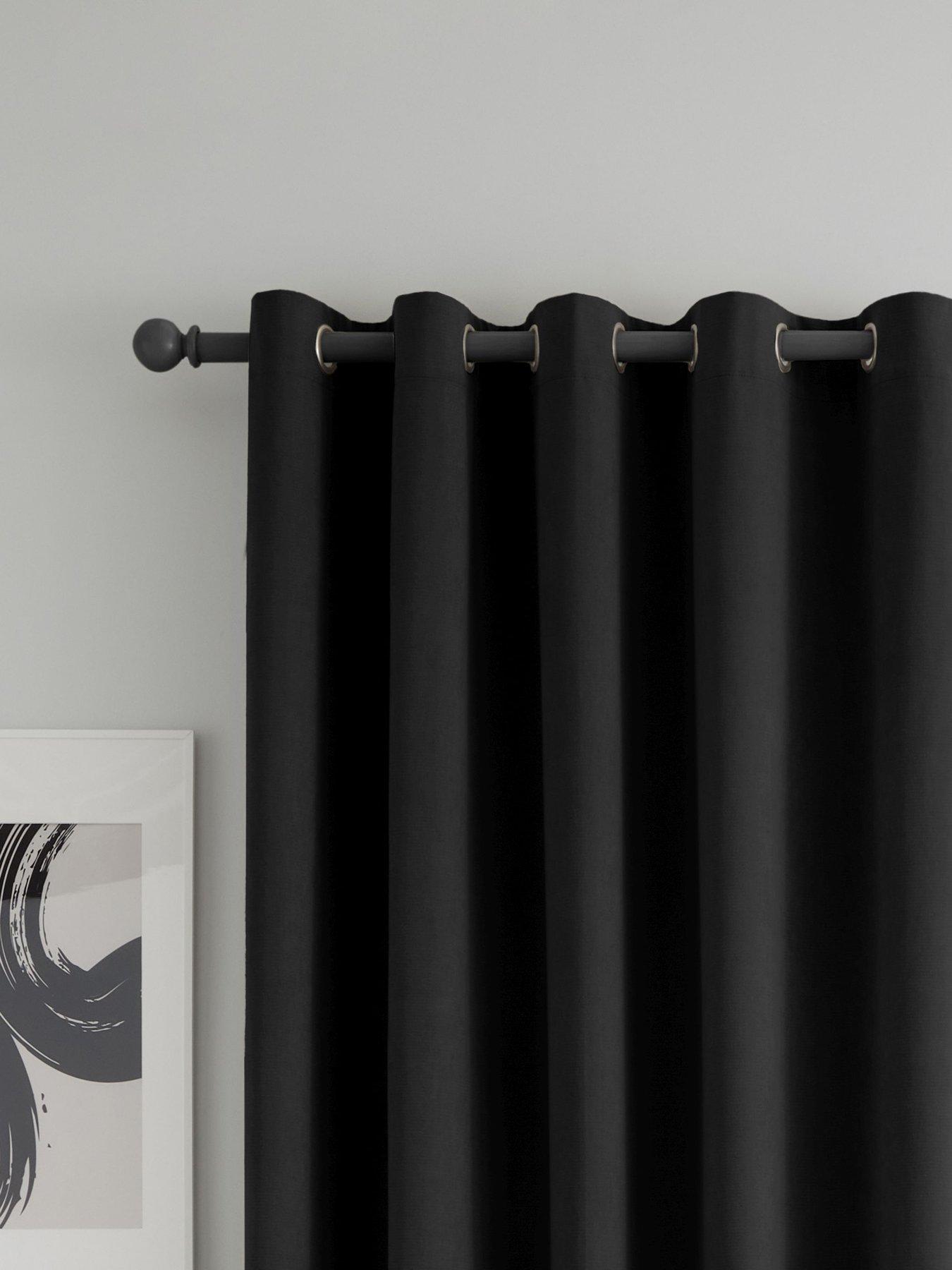 catherine-lansfield-wilson-velvet-thermal-blackout-eyelet-curtainsnbsp