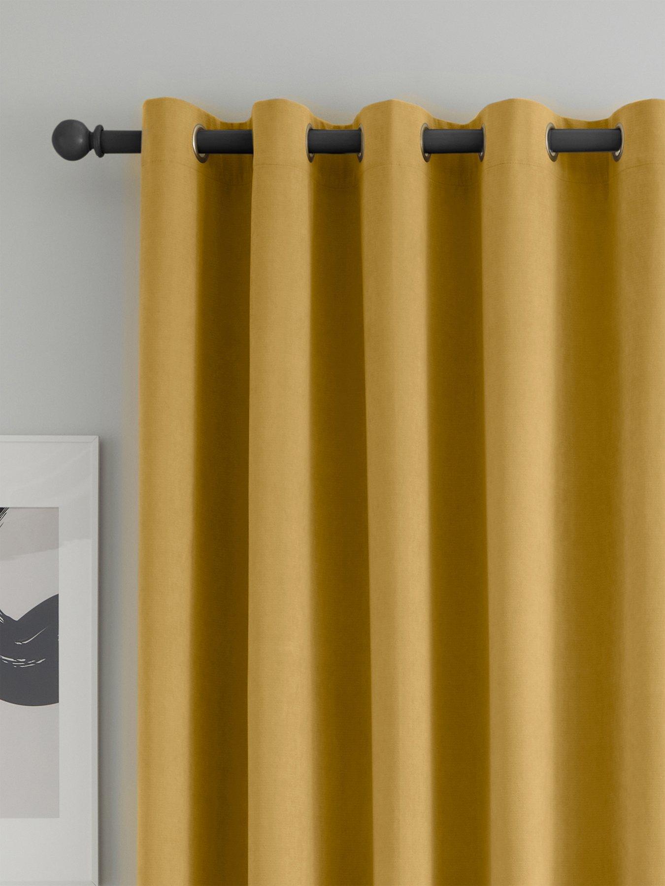 catherine-lansfield-wilson-velvet-thermal-blackout-door-curtain